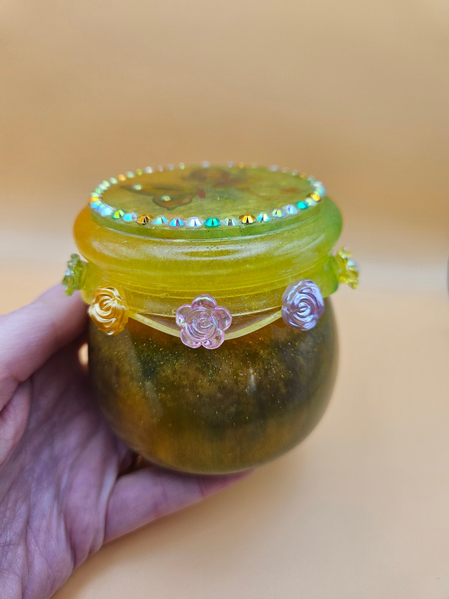 Fairy trinket pot/Whimsical keepsake or jewellery storage dish, holder/Girl's bedroom home decor/ Unique Birthday gift daughter sister