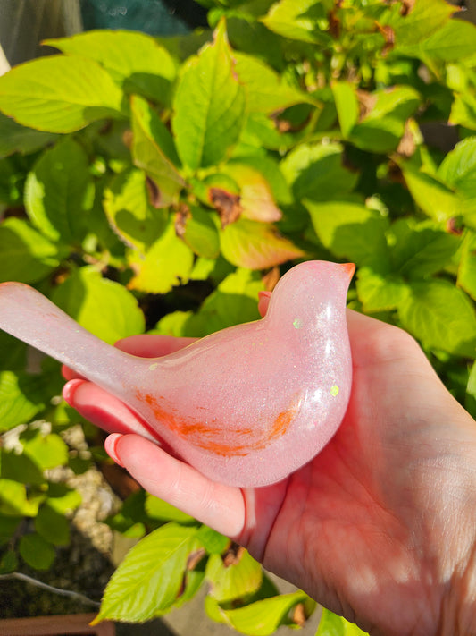 Custom order available for resin bird figurine