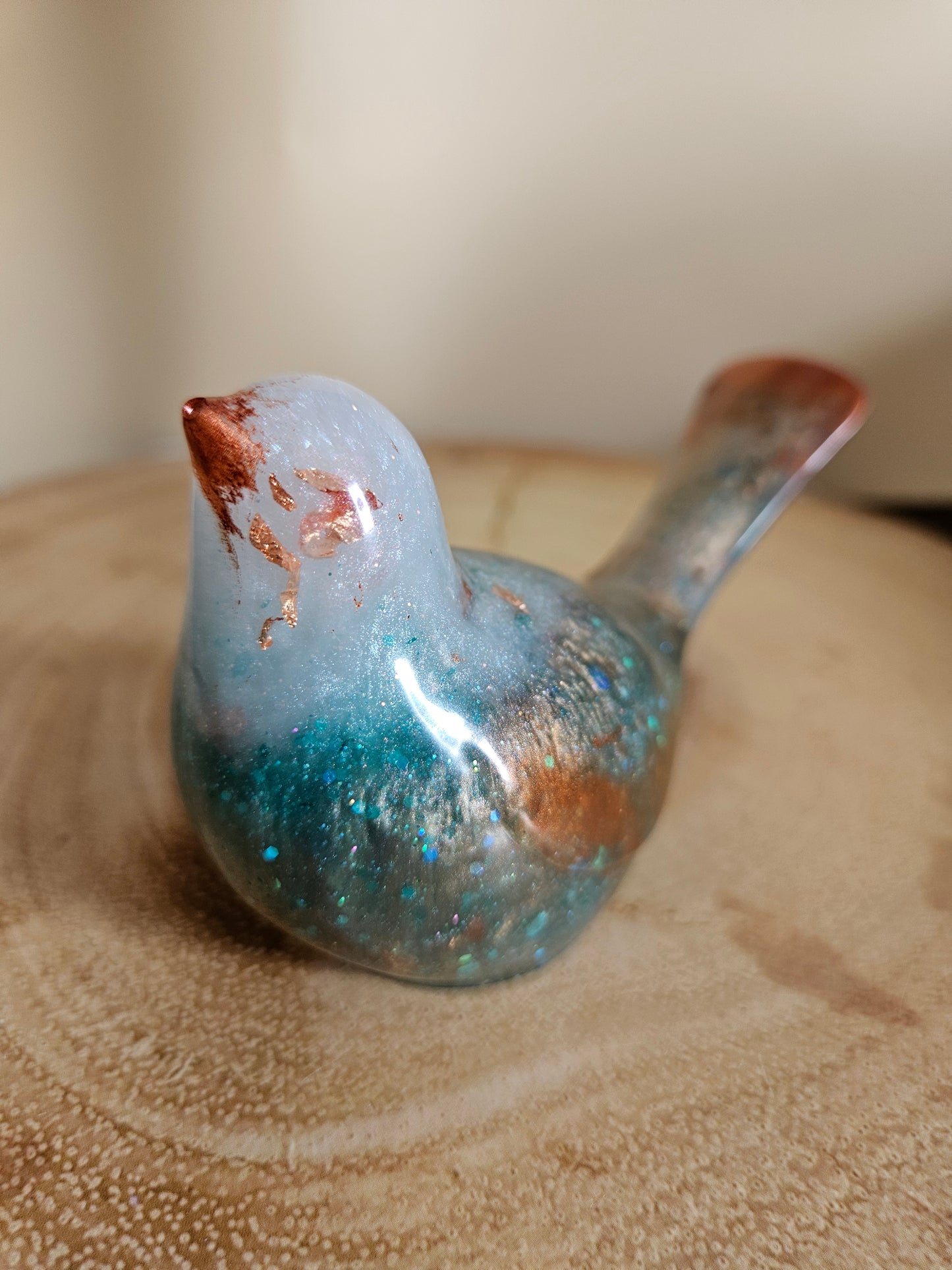 Custom order available for resin bird figurine