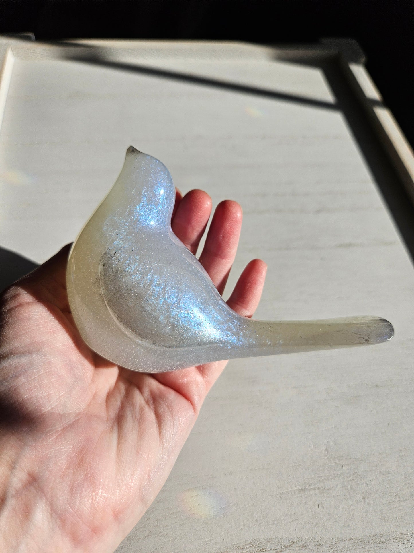 Custom order available for resin bird figurine
