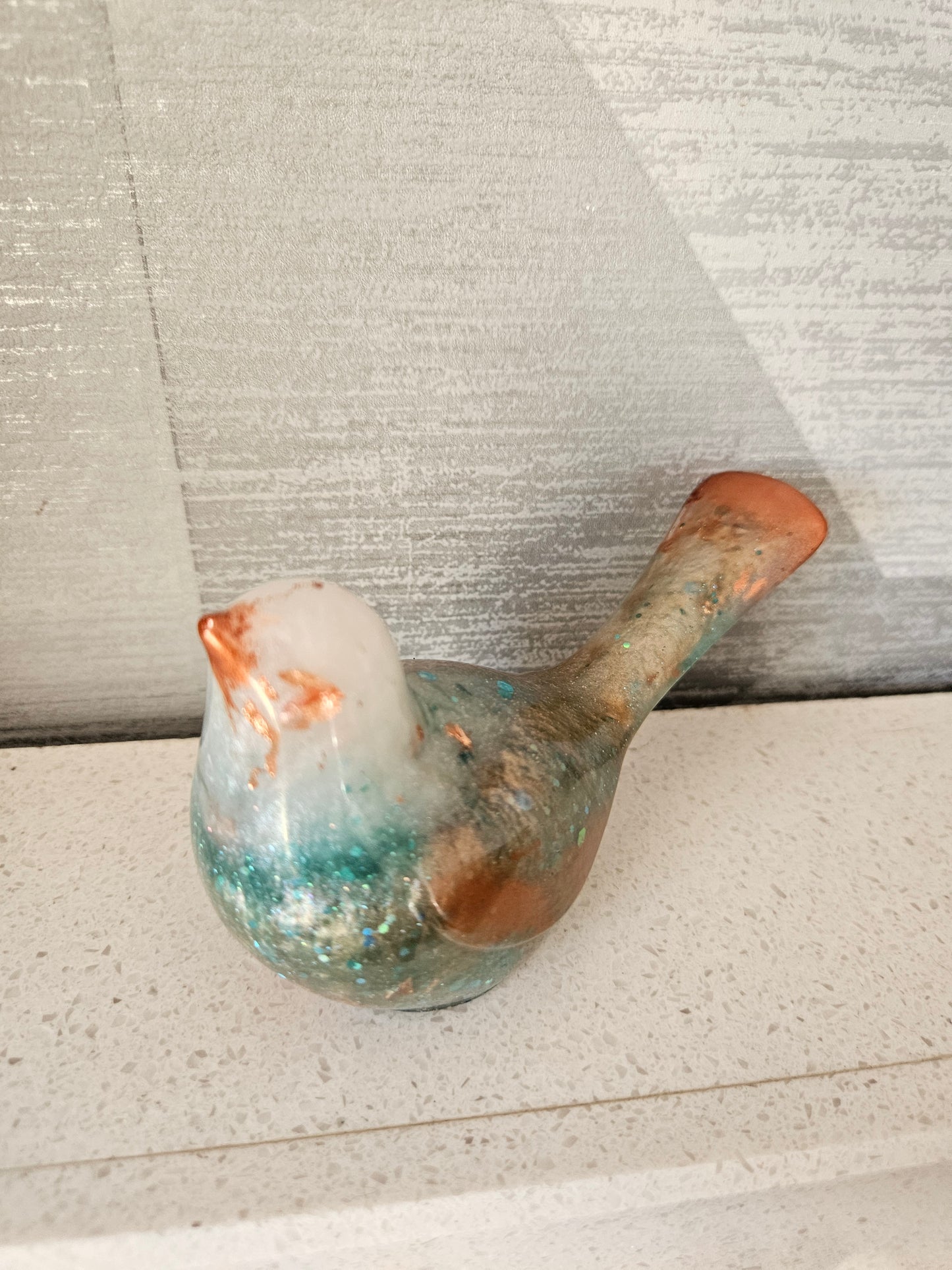 Custom order available for resin bird figurine