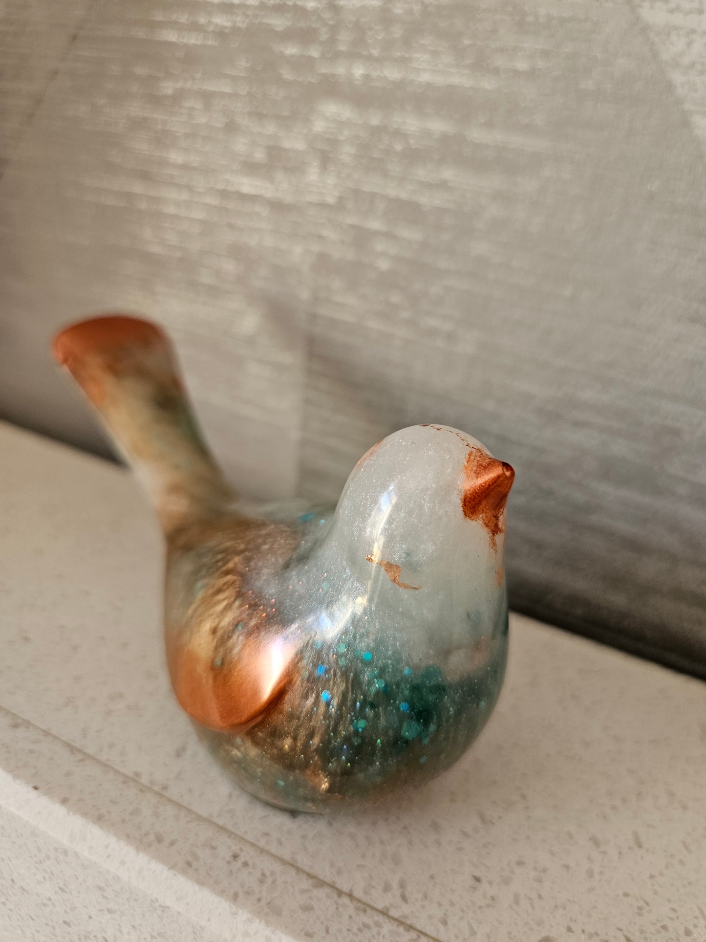 Custom order available for resin bird figurine