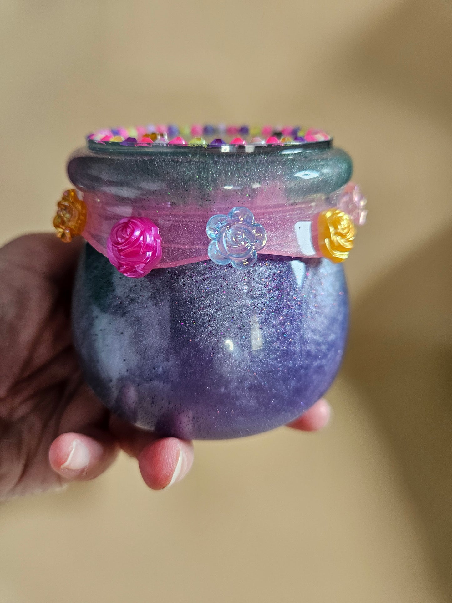 Charming Fairy trinket pot/Whimsical keepsake or jewellery storage dish, holder/Girl's bedroom home decor/ Unique Birthday gift daughter sister