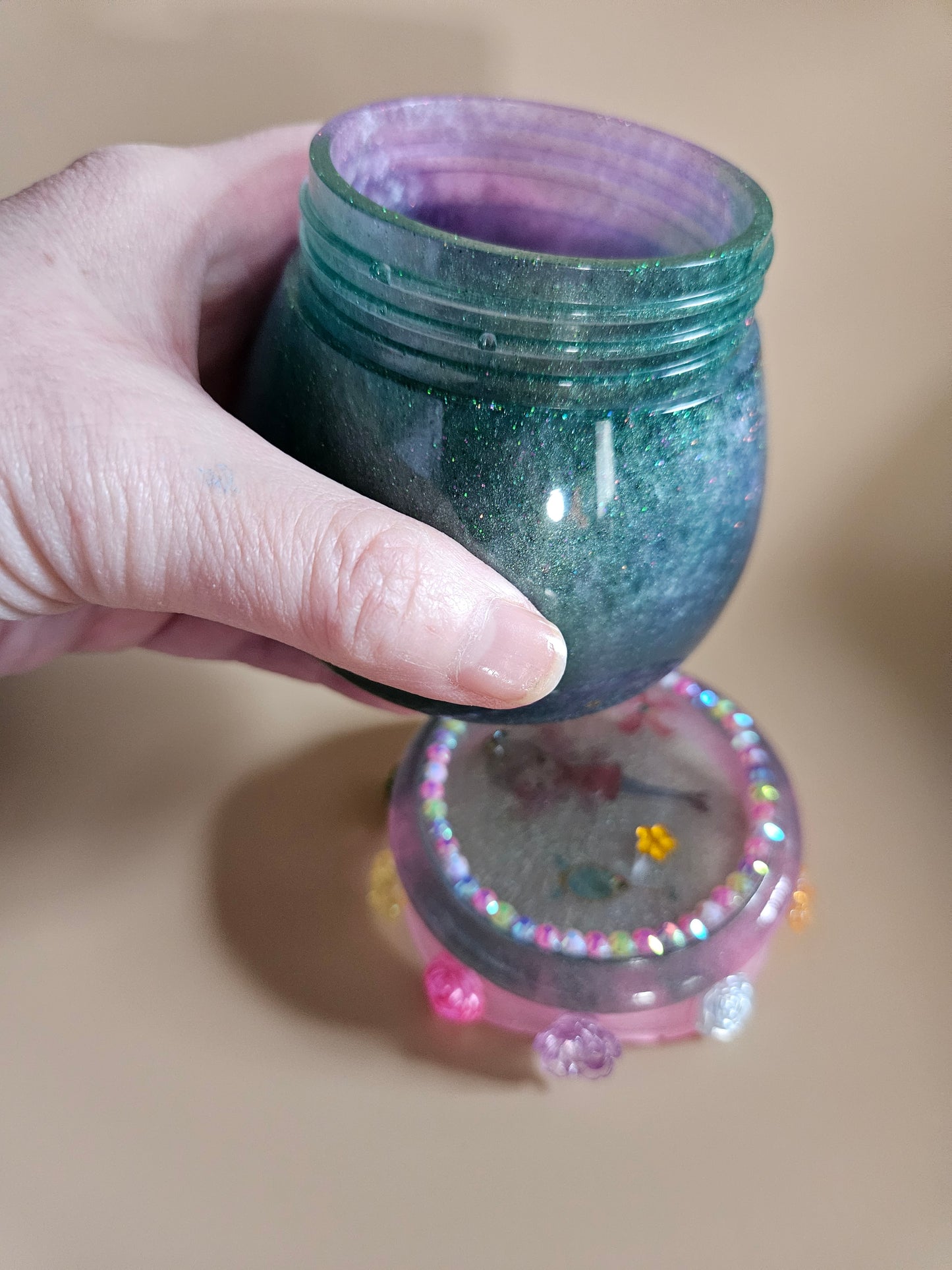 Charming Fairy trinket pot/Whimsical keepsake or jewellery storage dish, holder/Girl's bedroom home decor/ Unique Birthday gift daughter sister