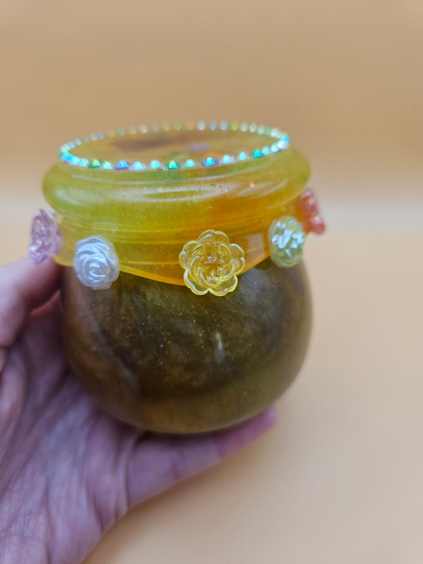 Fairy trinket pot/Whimsical keepsake or jewellery storage dish, holder/Girl's bedroom home decor/ Unique Birthday gift daughter sister