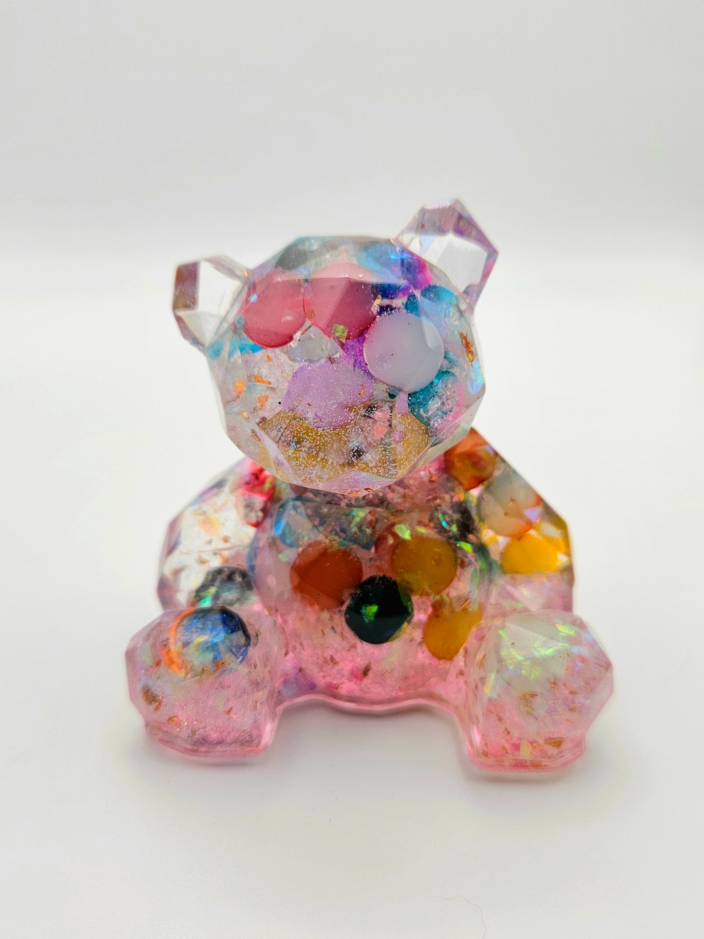 Teddy Bear Figurines/ Cute Room/ Home Decor Accessories/ Window art for nursery or child's bedroom or birthday gift