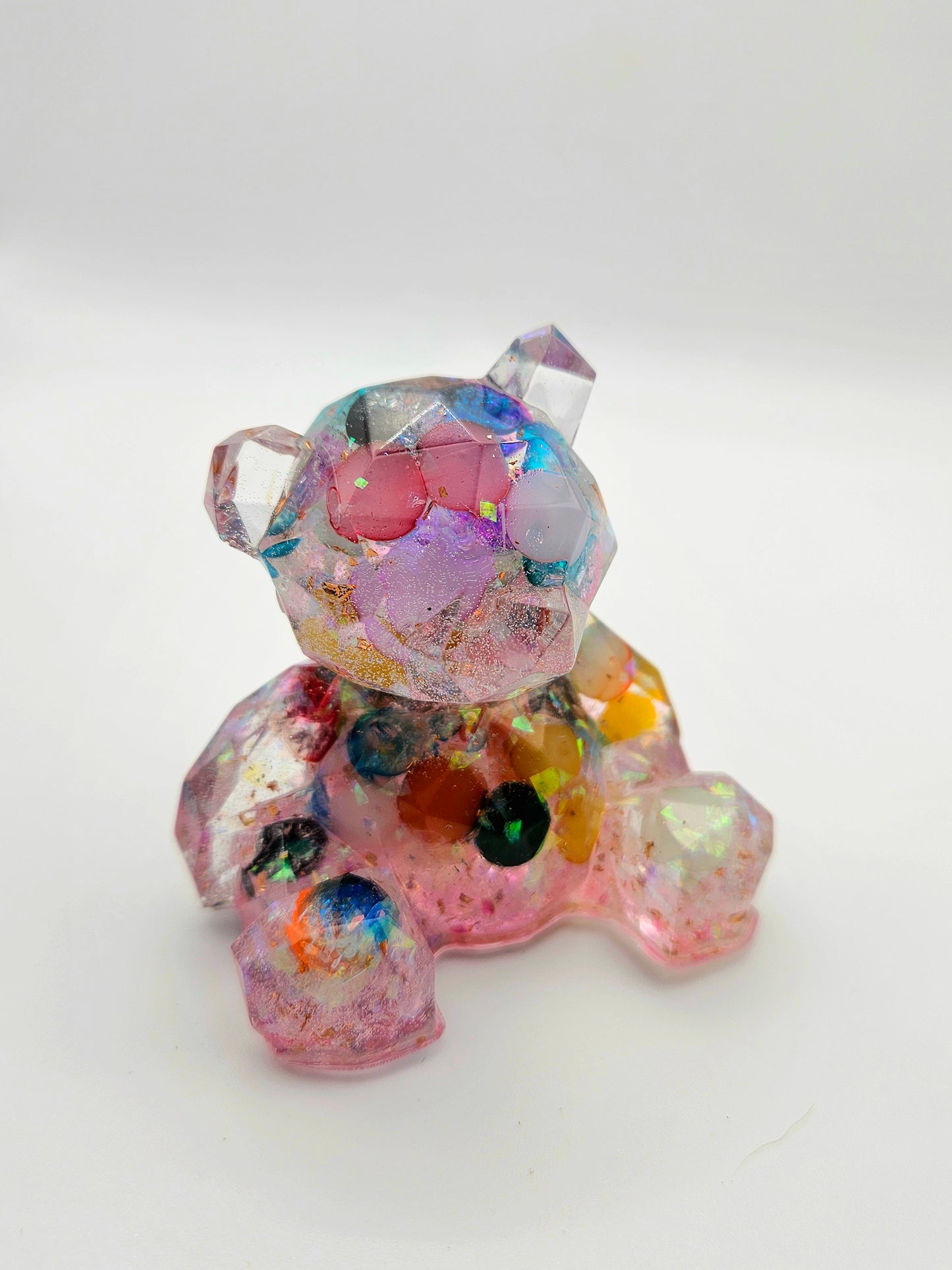 Teddy Bear Figurines/ Cute Room/ Home Decor Accessories/ Window art for nursery or child's bedroom or birthday gift