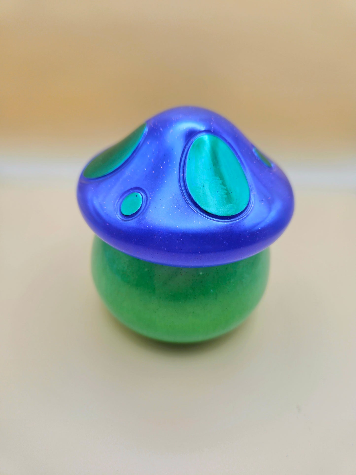 Mushroom storage pot/Trinket holder jar/Whimsical Home Decor Accessories/Keepsake jewellery storage dish/ Original handmade gift