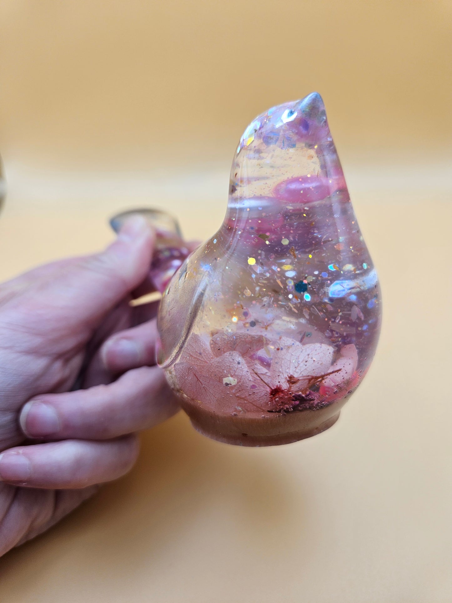 Custom order available for resin bird figurine