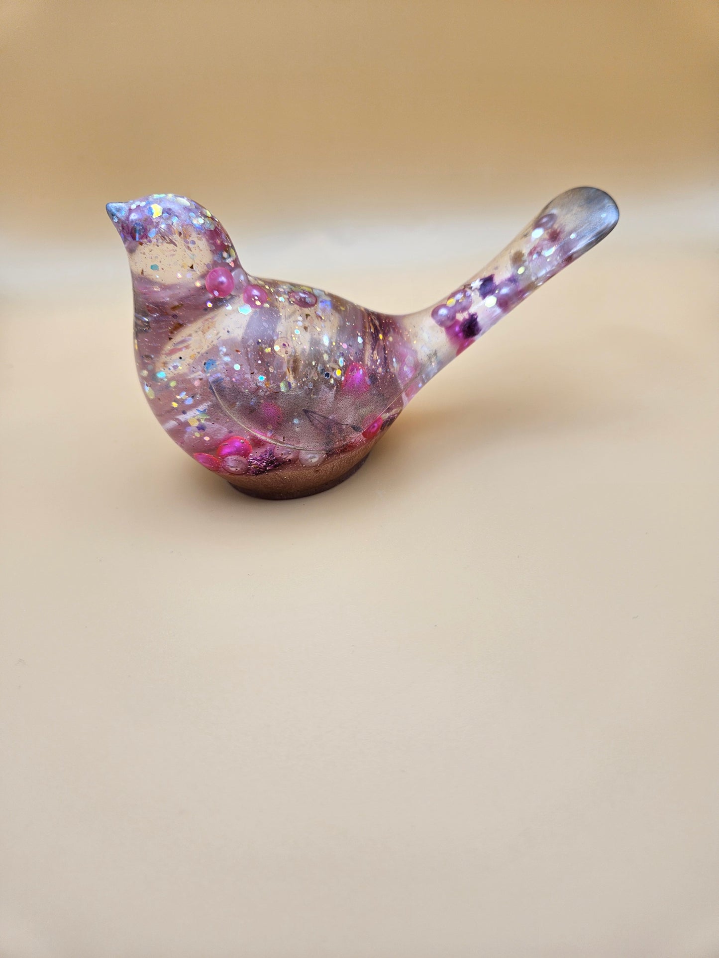 Custom order available for resin bird figurine