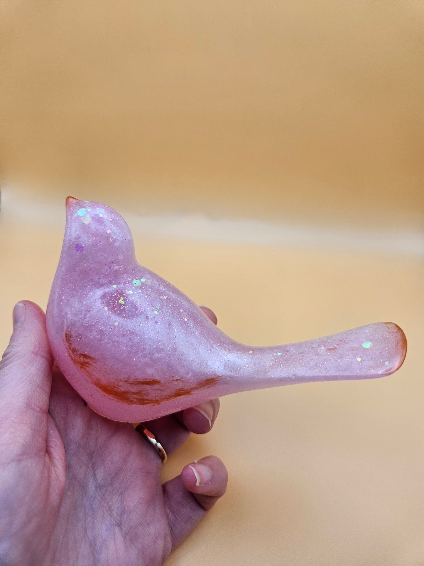 Custom order available for resin bird figurine