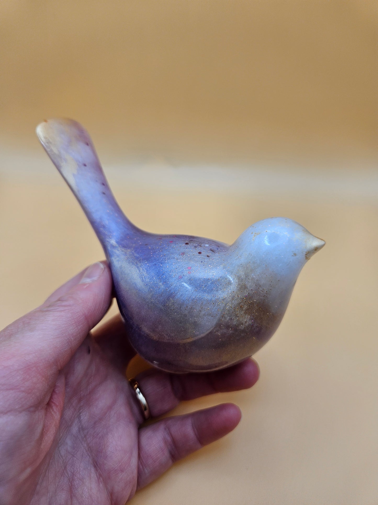 Custom order available for resin bird figurine