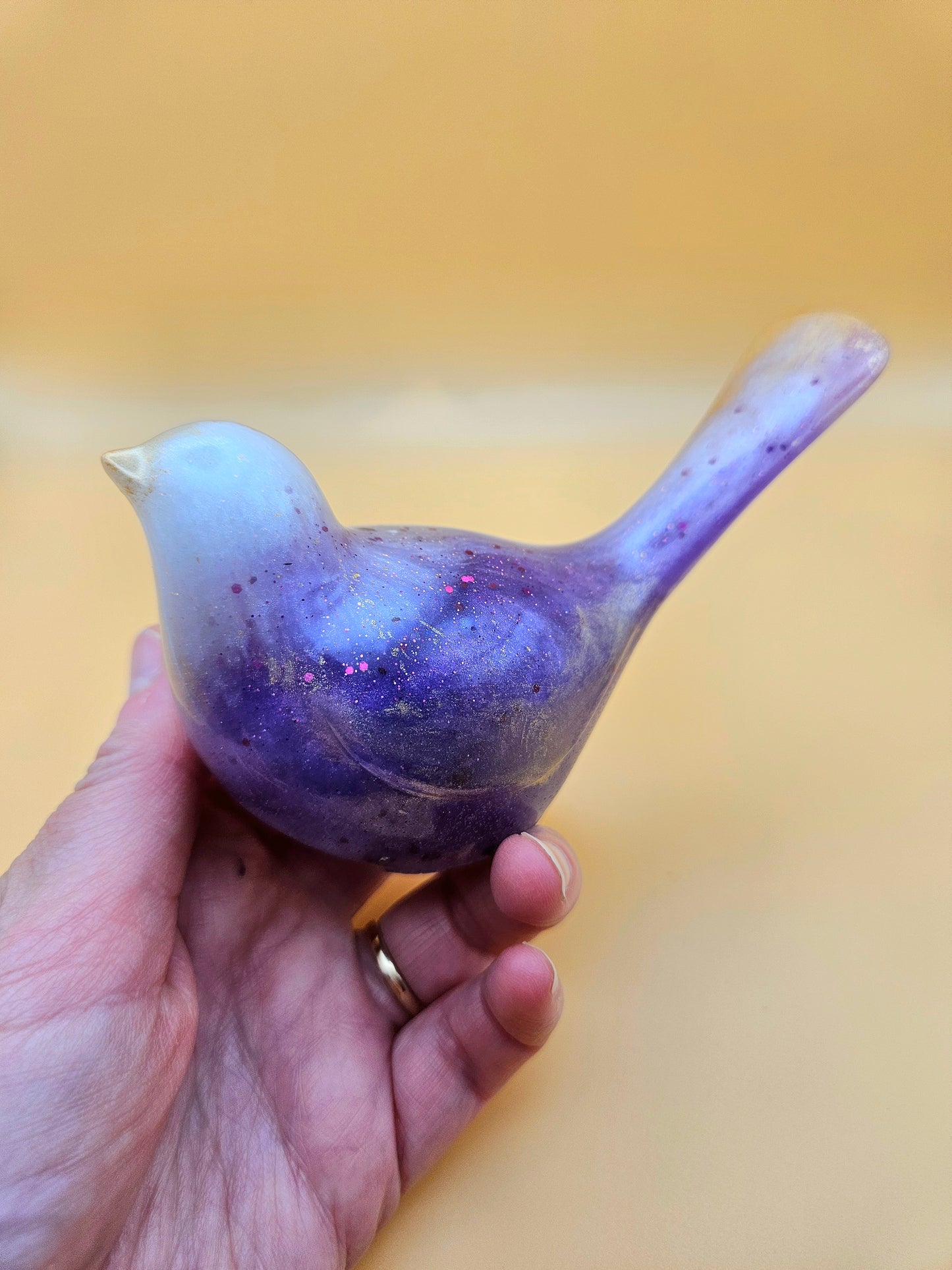 Custom order available for resin bird figurine