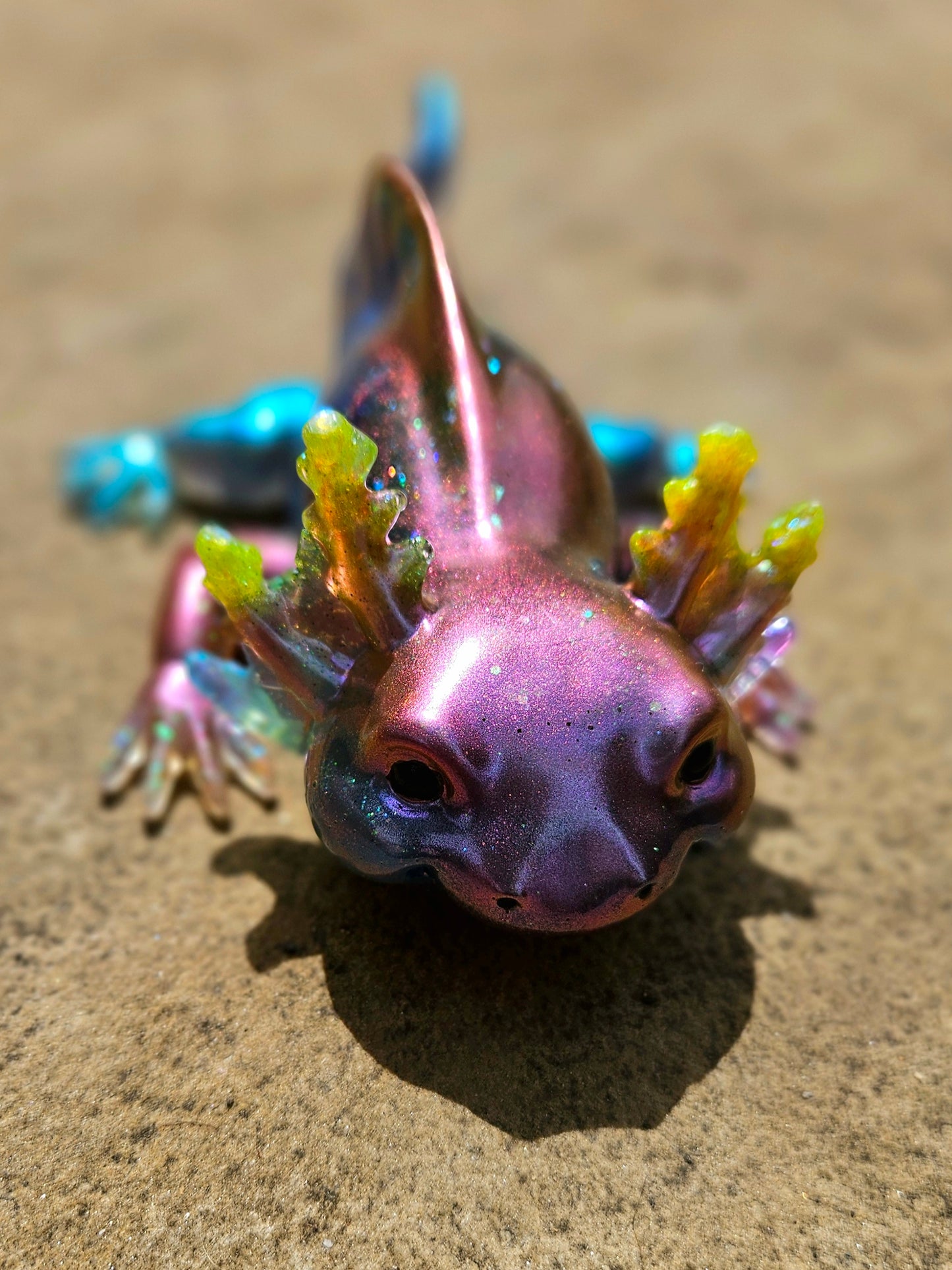 Axolotl Figurine/Home Decor Accessories/ Whimsical Resin art