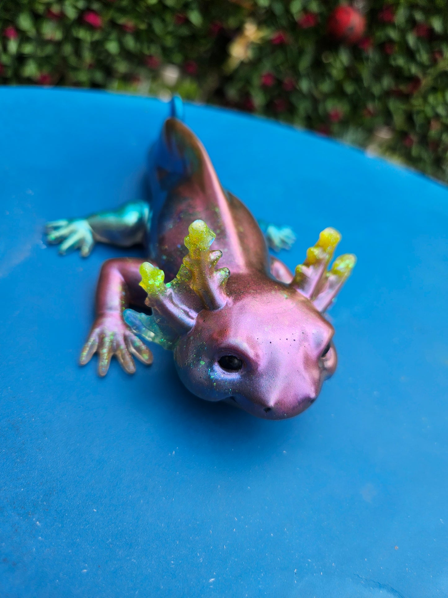 Axolotl Figurine/Home Decor Accessories/ Whimsical Resin art