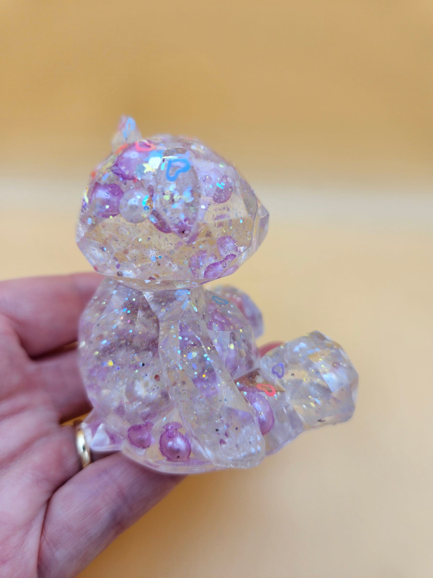 Teddy Bear Figurines/ Cute Room/ Home Decor Accessories/ Window art for nursery or child's bedroom or birthday gift