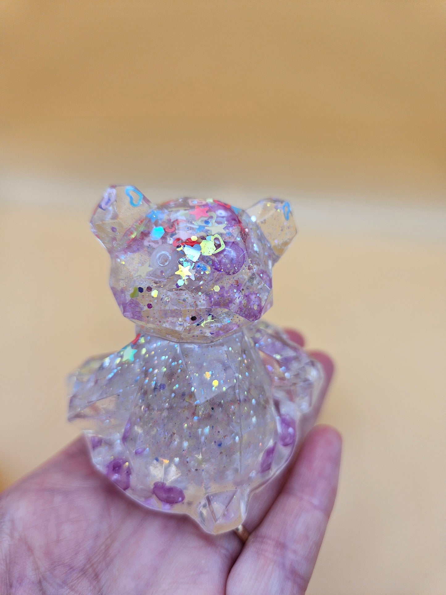 Teddy Bear Figurines/ Cute Room/ Home Decor Accessories/ Window art for nursery or child's bedroom or birthday gift
