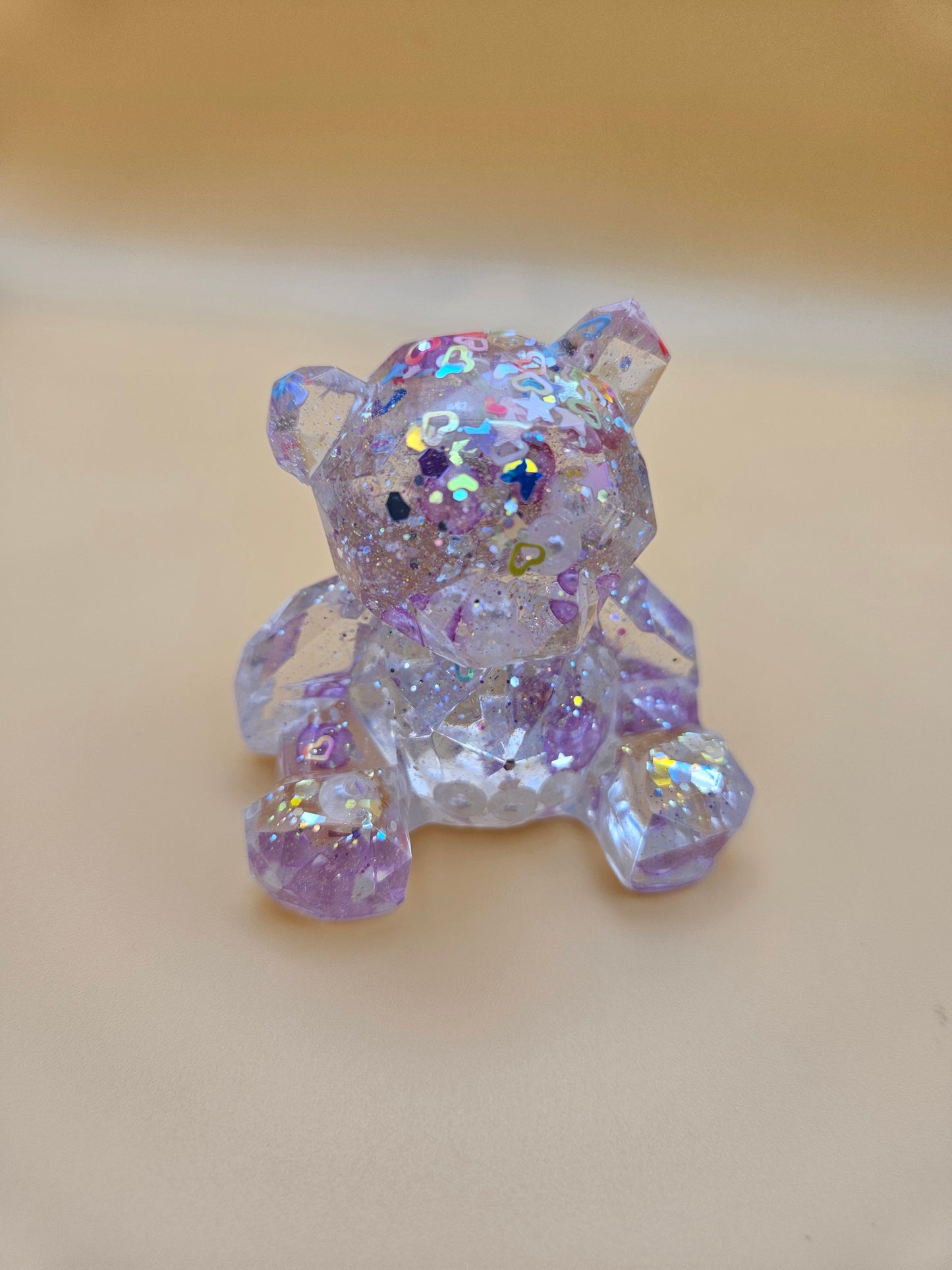 Teddy Bear Figurines/ Cute Room/ Home Decor Accessories/ Window art for nursery or child's bedroom or birthday gift