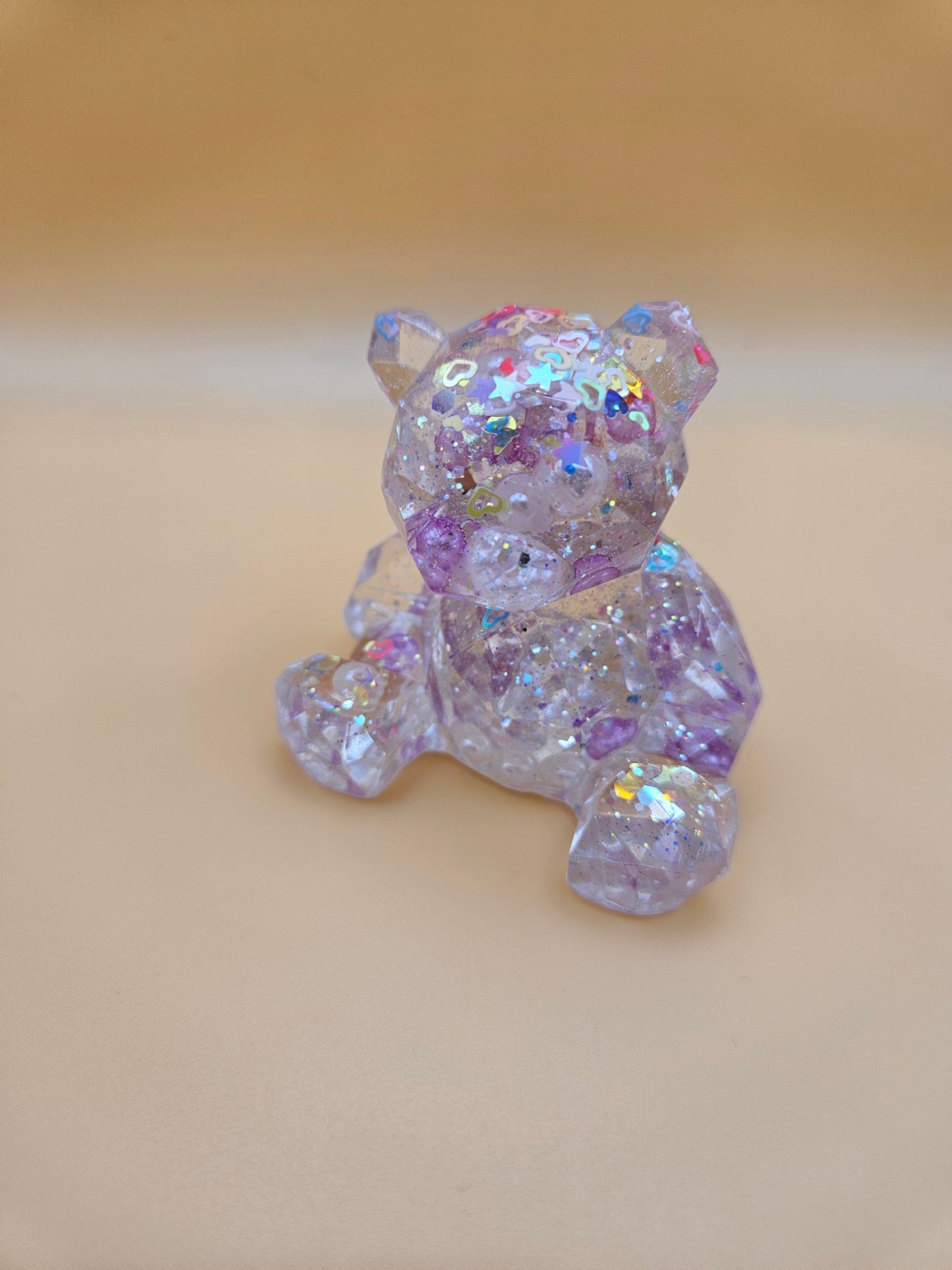 Teddy Bear Figurines/ Cute Room/ Home Decor Accessories/ Window art for nursery or child's bedroom or birthday gift