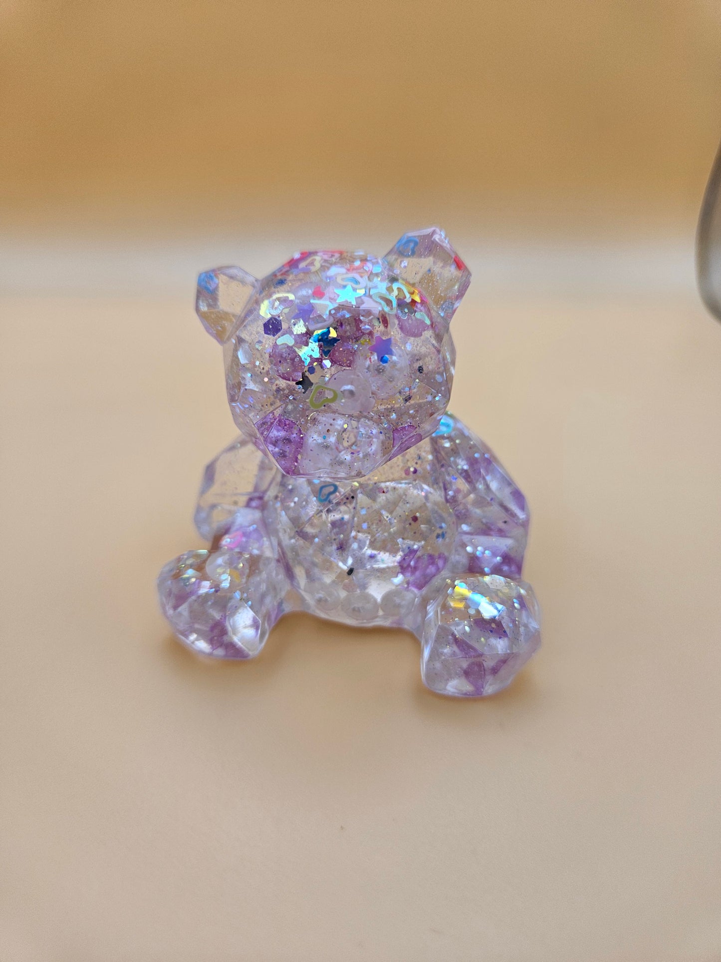 Teddy Bear Figurines/ Cute Room/ Home Decor Accessories/ Window art for nursery or child's bedroom or birthday gift