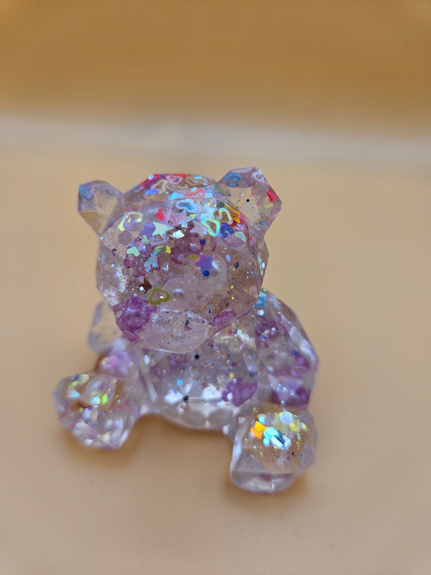 Teddy Bear Figurines/ Cute Room/ Home Decor Accessories/ Window art for nursery or child's bedroom or birthday gift