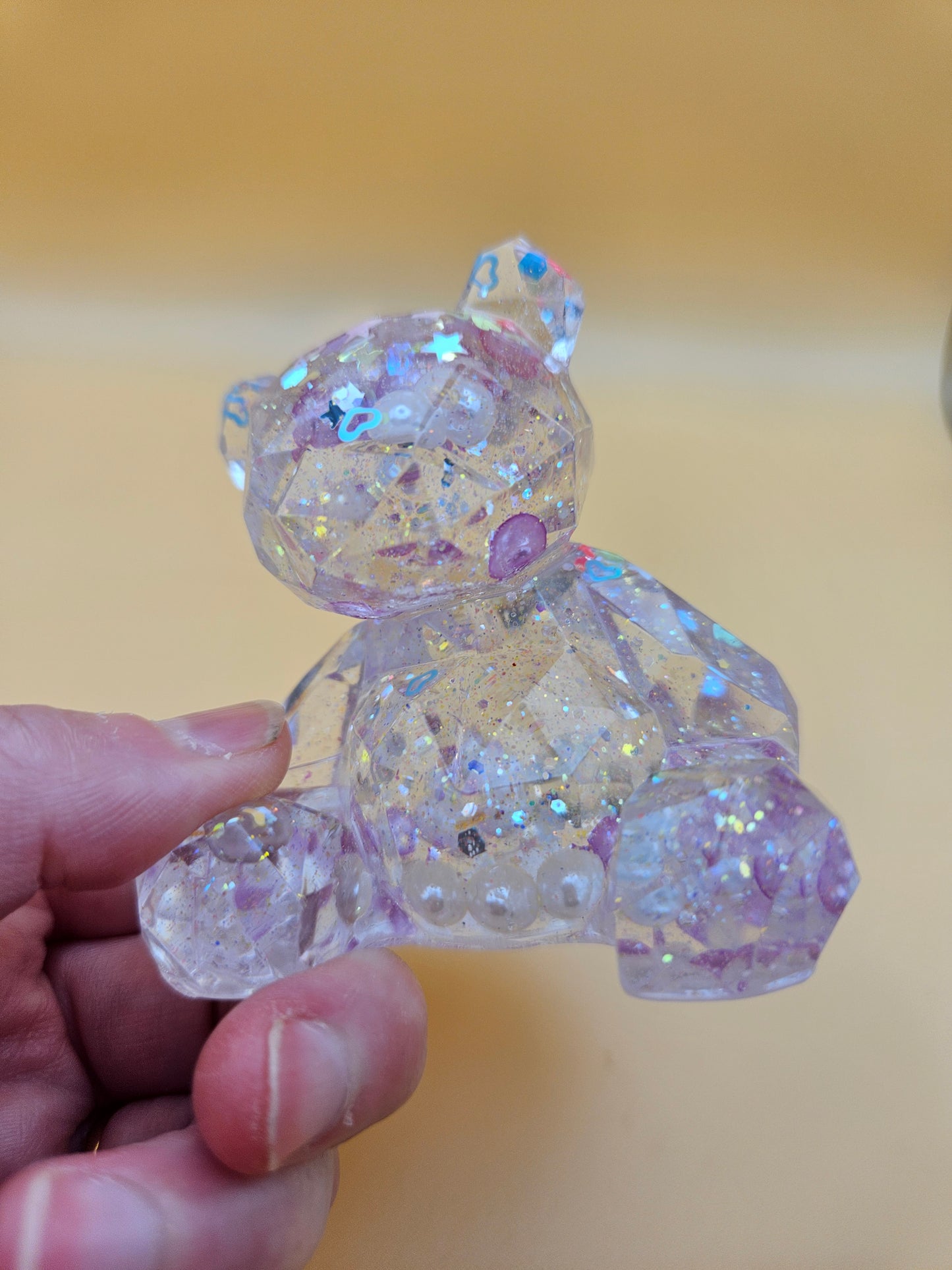 Teddy Bear Figurines/ Cute Room/ Home Decor Accessories/ Window art for nursery or child's bedroom or birthday gift
