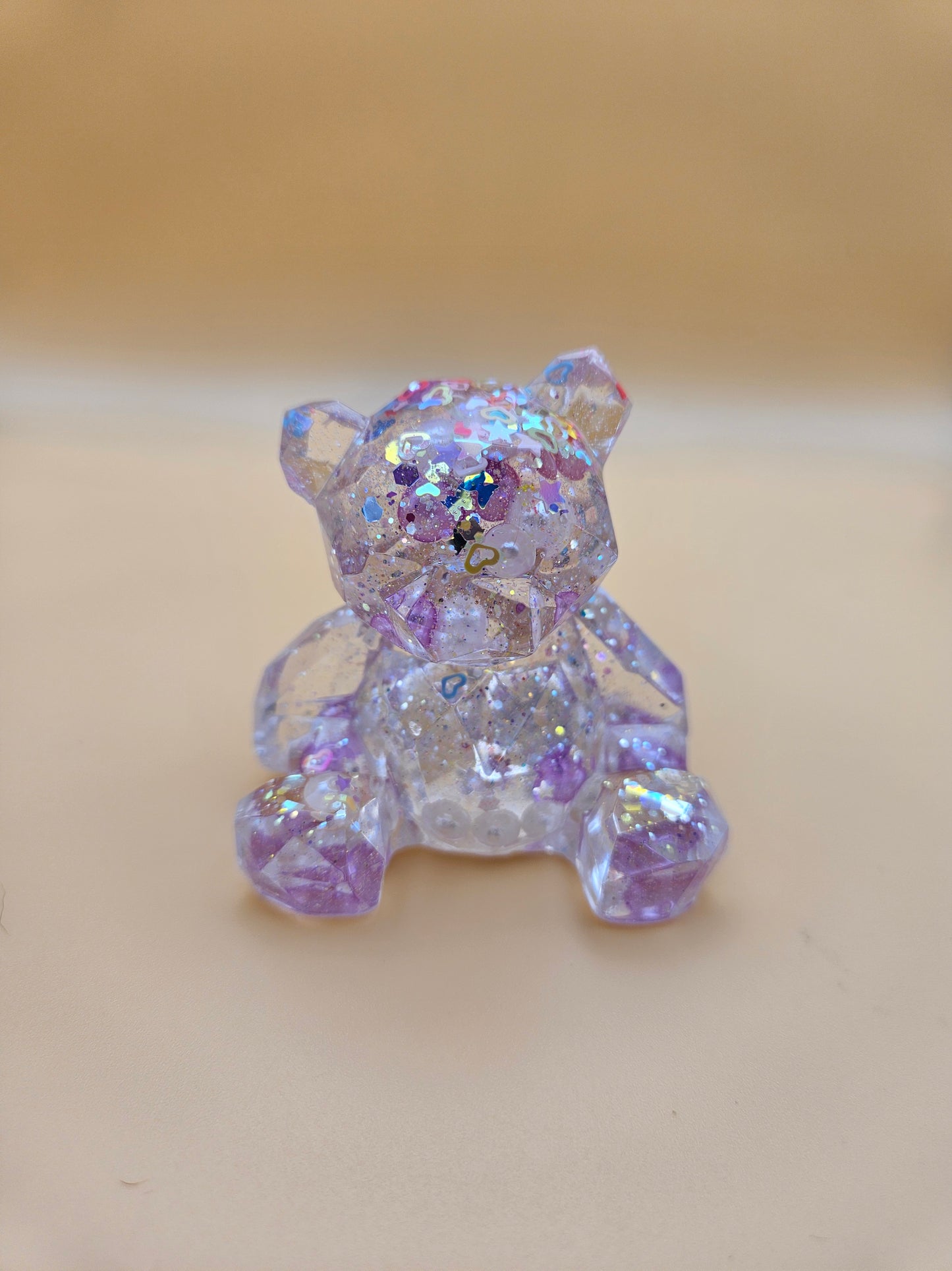 Teddy Bear Figurines/ Cute Room/ Home Decor Accessories/ Window art for nursery or child's bedroom or birthday gift
