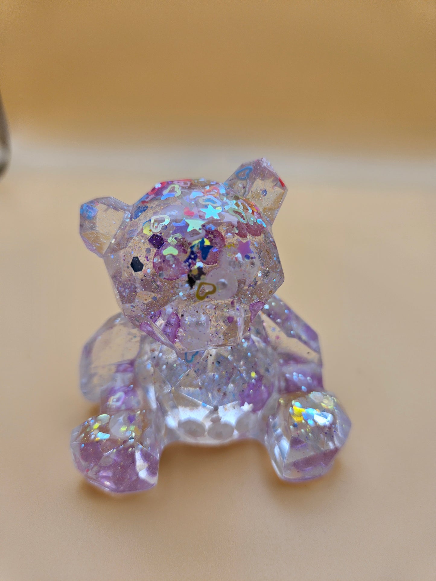 Teddy Bear Figurines/ Cute Room/ Home Decor Accessories/ Window art for nursery or child's bedroom or birthday gift