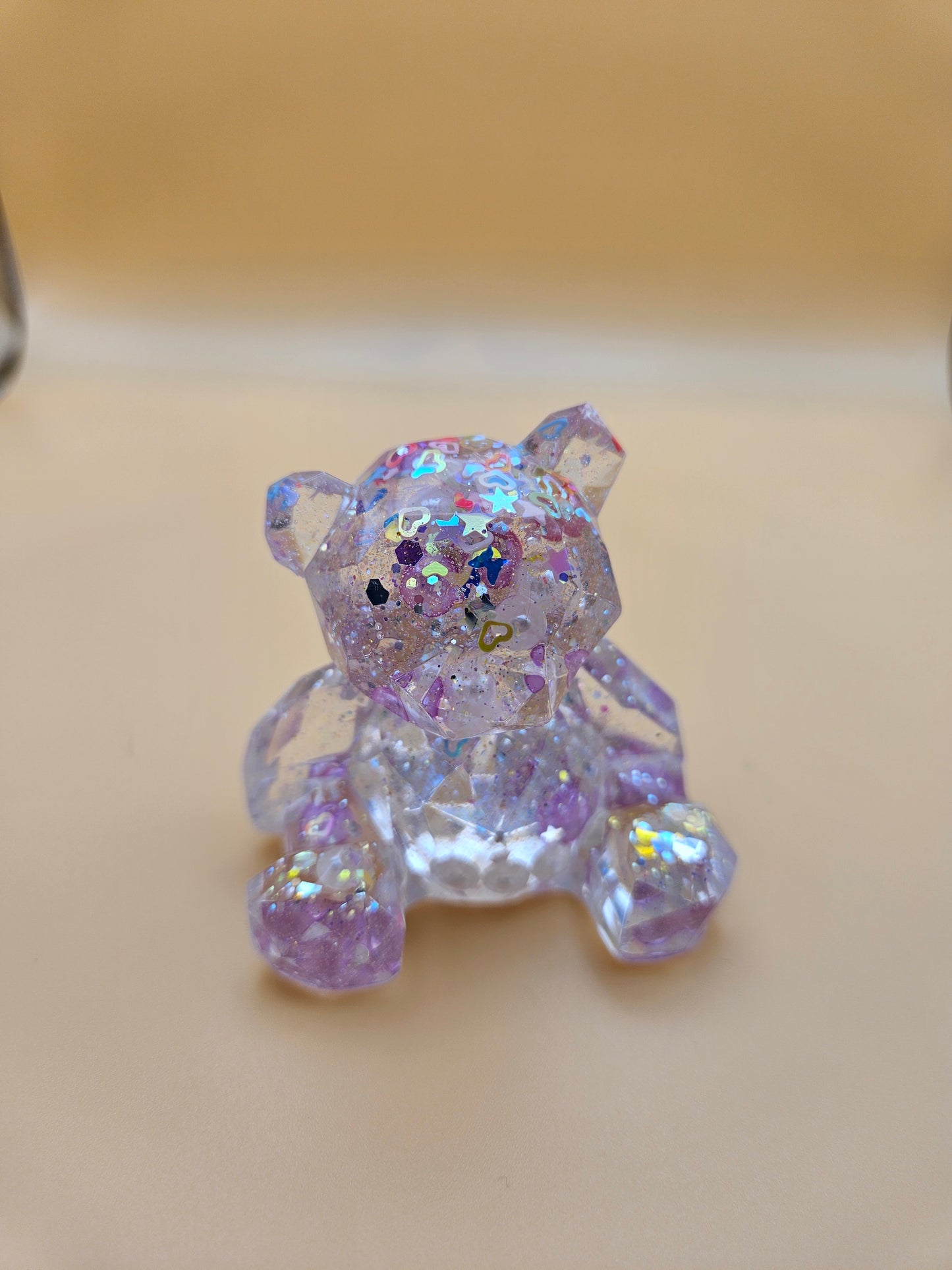 Teddy Bear Figurines/ Cute Room/ Home Decor Accessories/ Window art for nursery or child's bedroom or birthday gift
