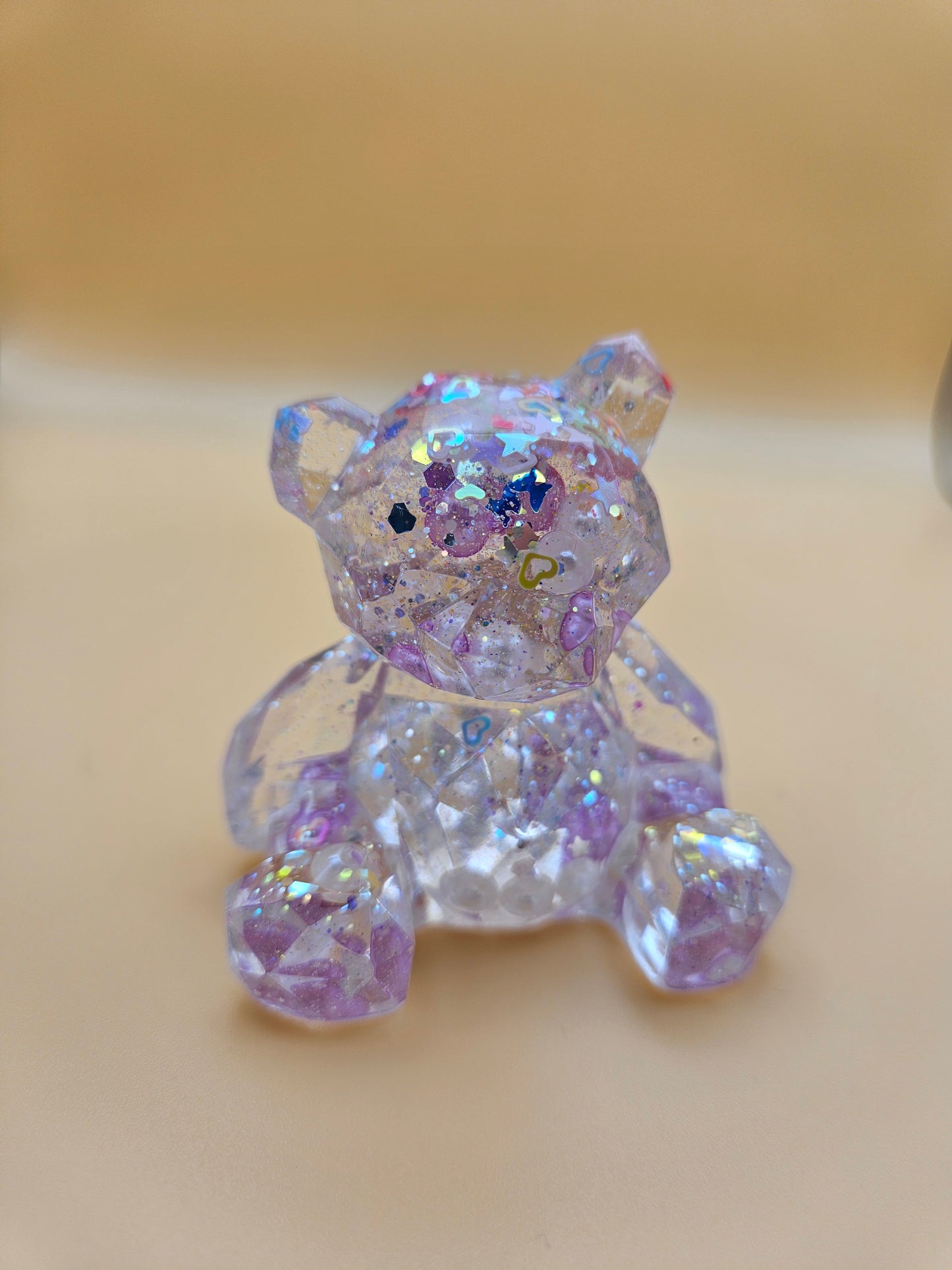 Teddy Bear Figurines/ Cute Room/ Home Decor Accessories/ Window art for nursery or child's bedroom or birthday gift