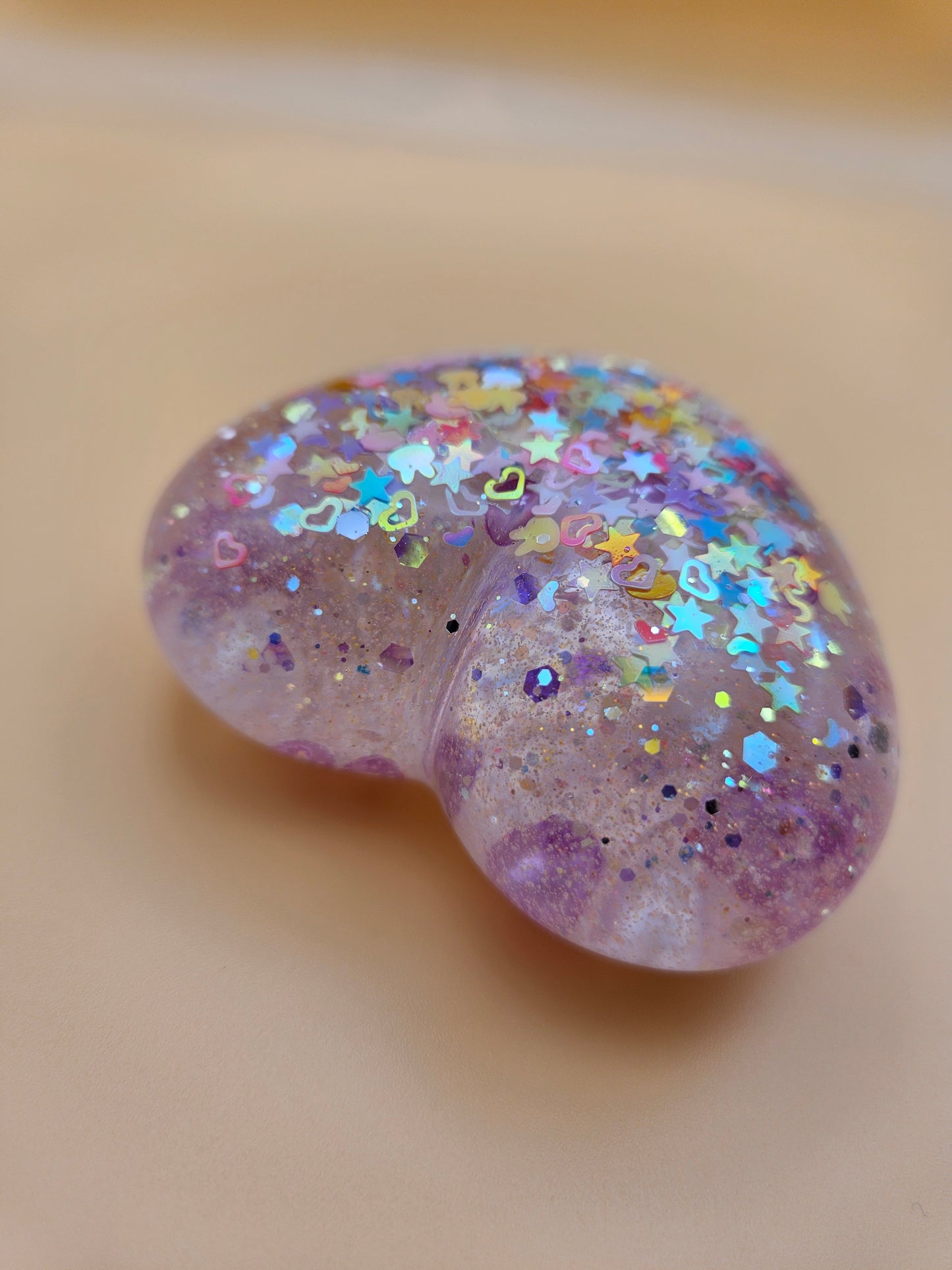 Resin heart ornament/floral, pearl gemstone paperweight/new home job/anniversary/birthday gift/romantic unique gift/mum sister gran