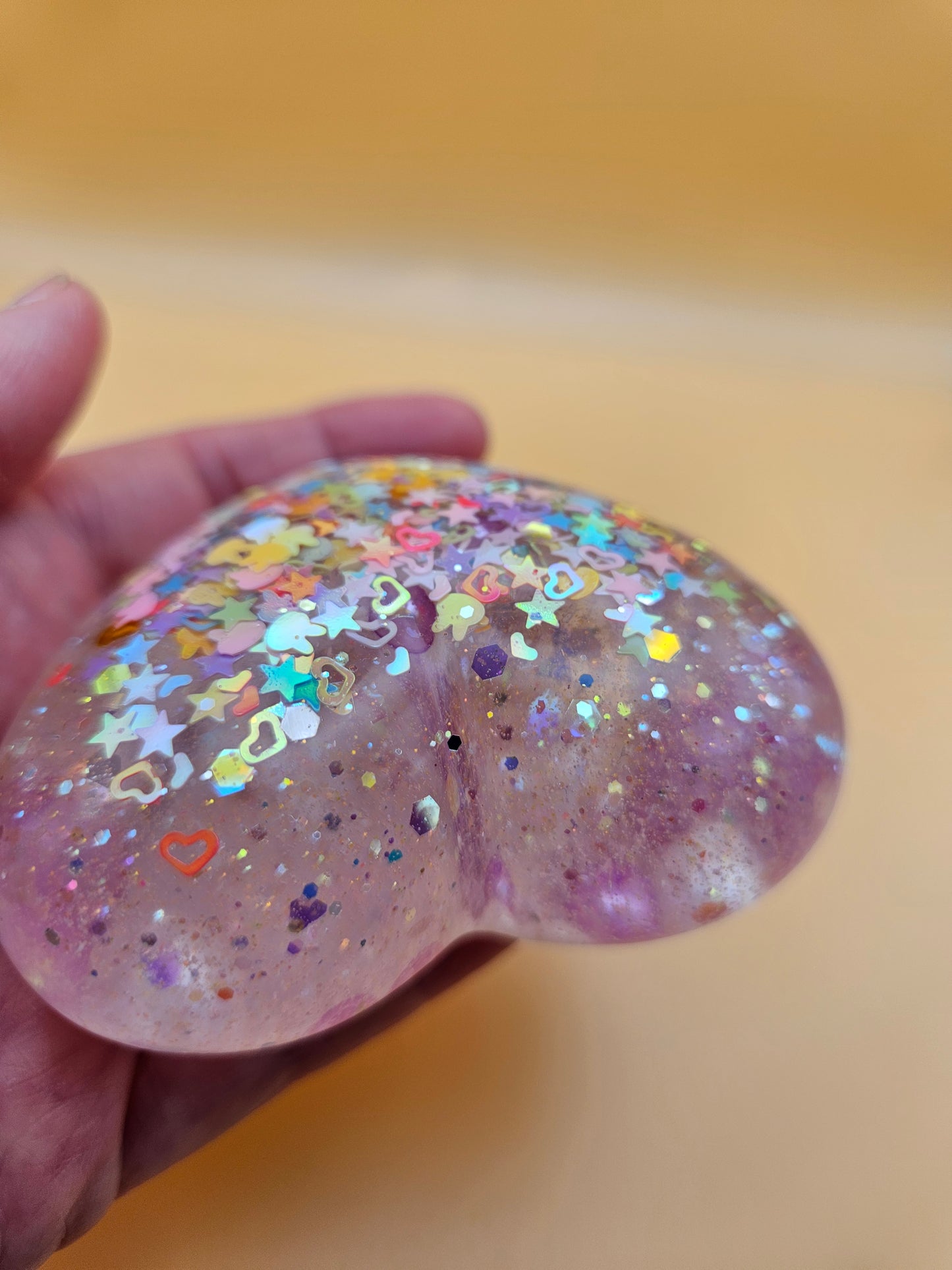 Resin heart ornament/floral, pearl gemstone paperweight/new home job/anniversary/birthday gift/romantic unique gift/mum sister gran