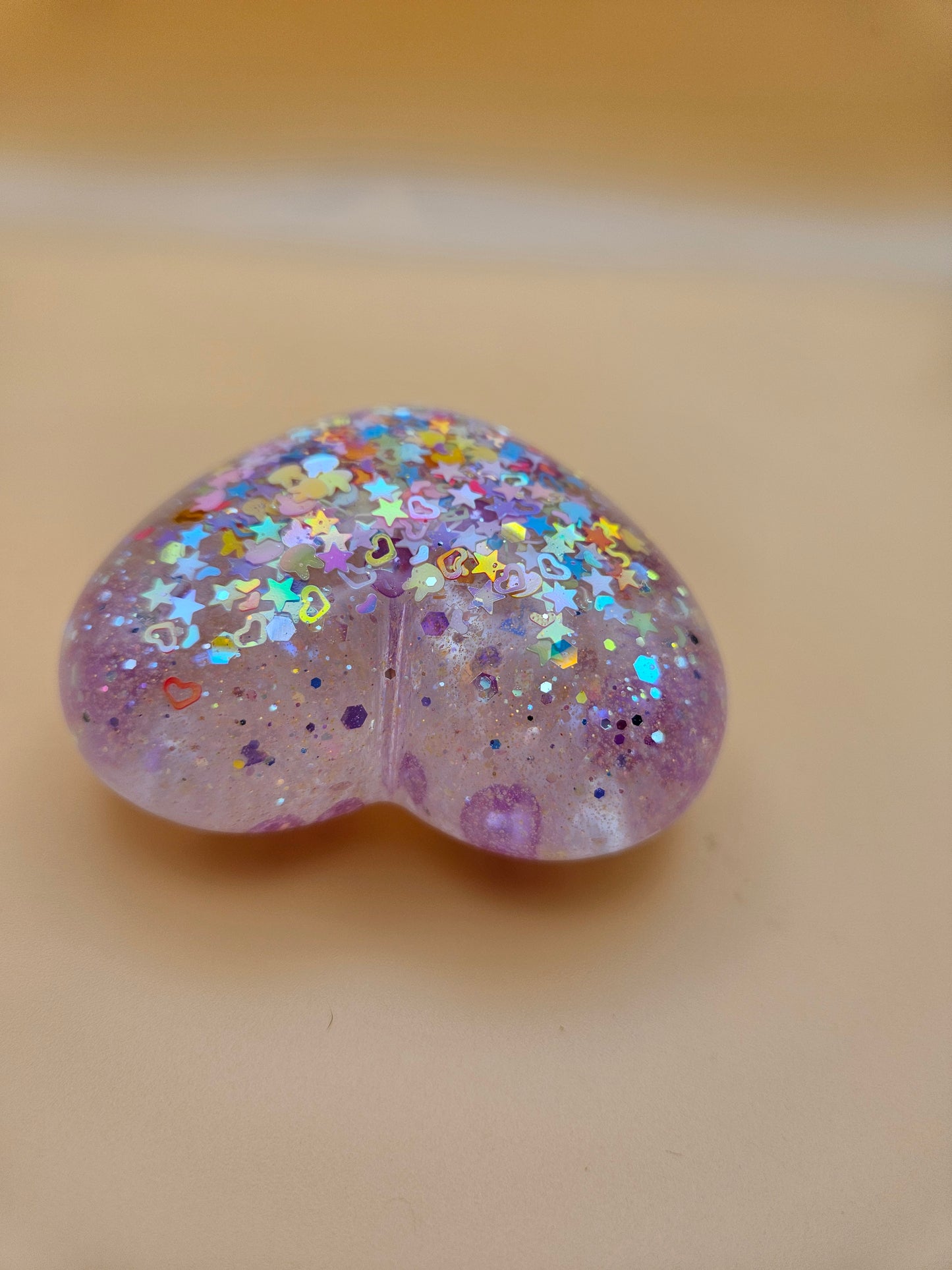 Resin heart ornament/floral, pearl gemstone paperweight/new home job/anniversary/birthday gift/romantic unique gift/mum sister gran