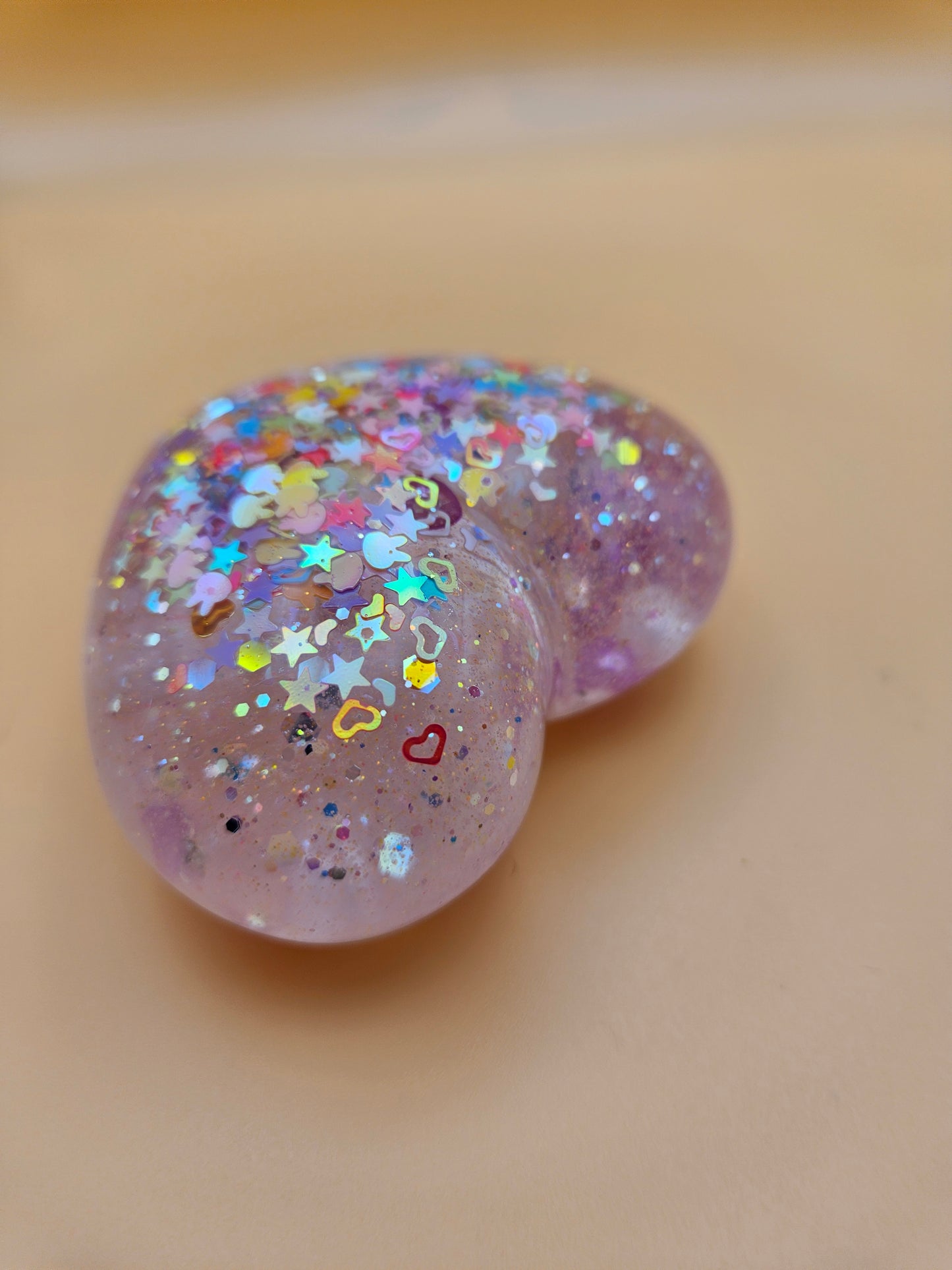 Resin heart ornament/floral, pearl gemstone paperweight/new home job/anniversary/birthday gift/romantic unique gift/mum sister gran