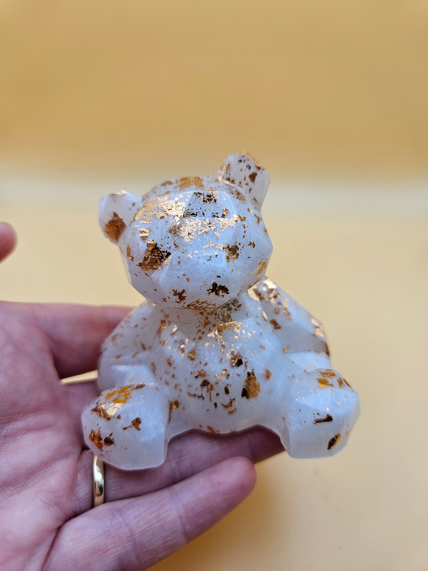 Custom order available for resin teddy bear figurine