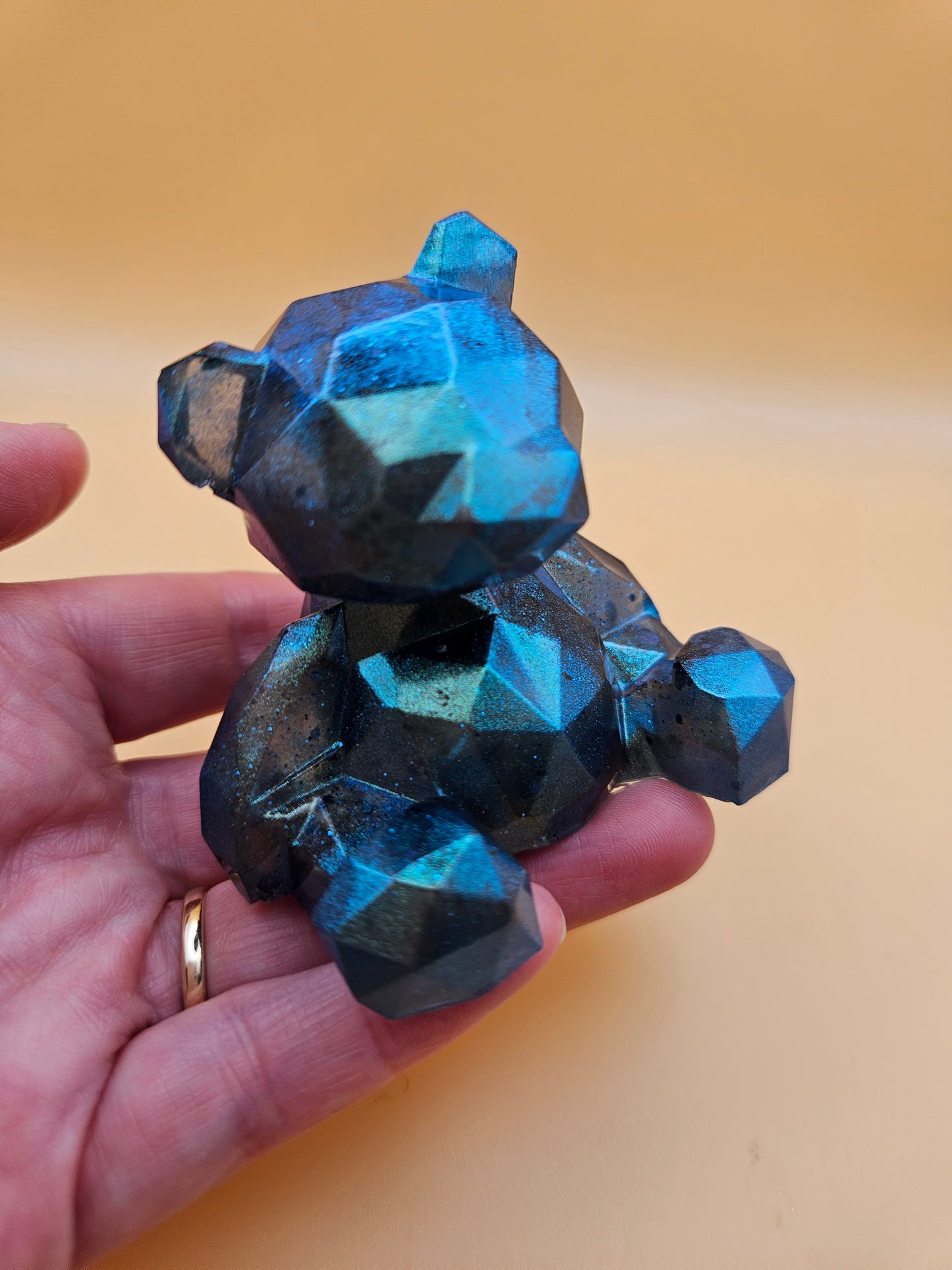Custom order available for resin teddy bear figurine