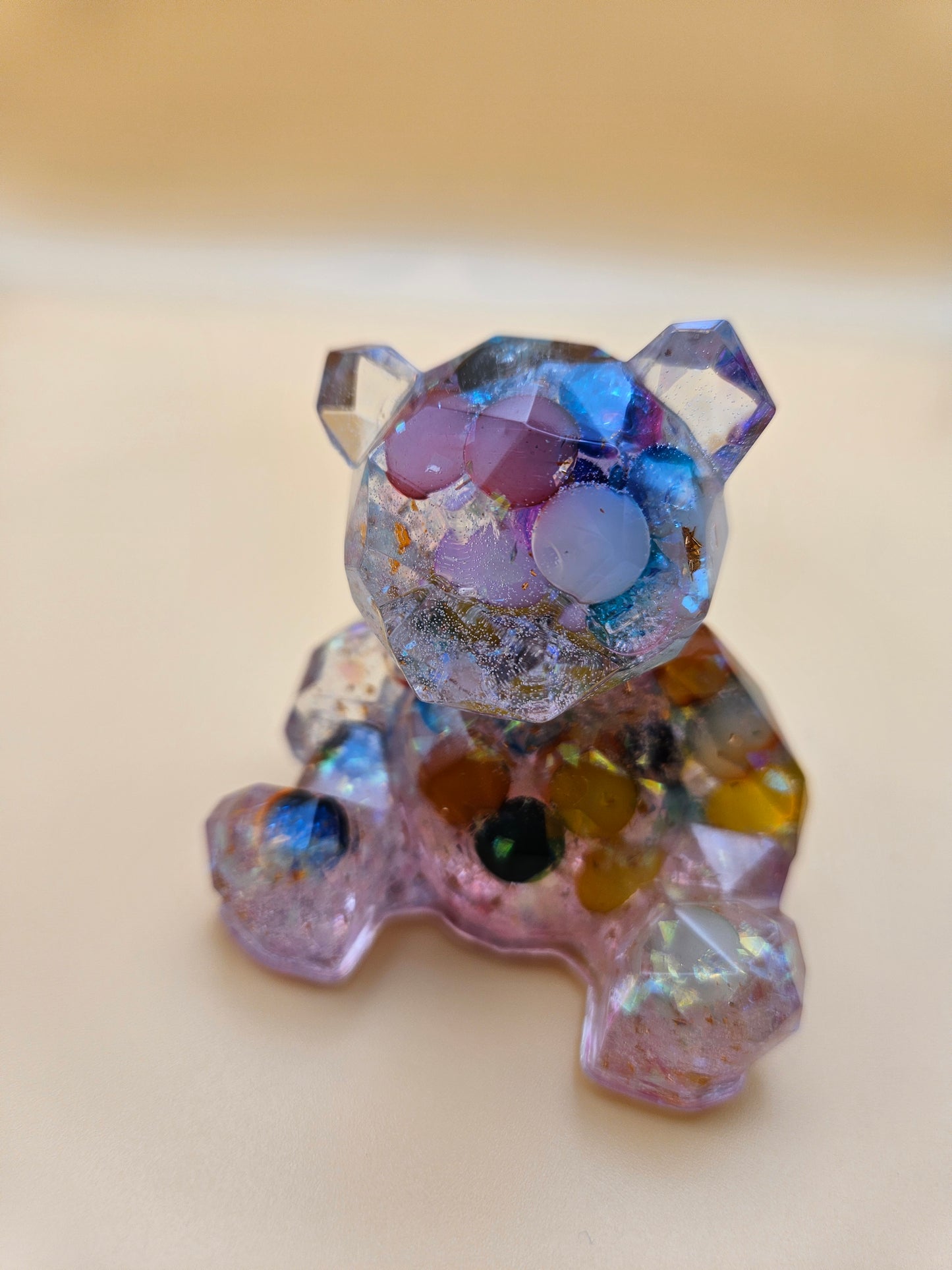 Teddy Bear Figurines/ Cute Room/ Home Decor Accessories/ Window art for nursery or child's bedroom or birthday gift