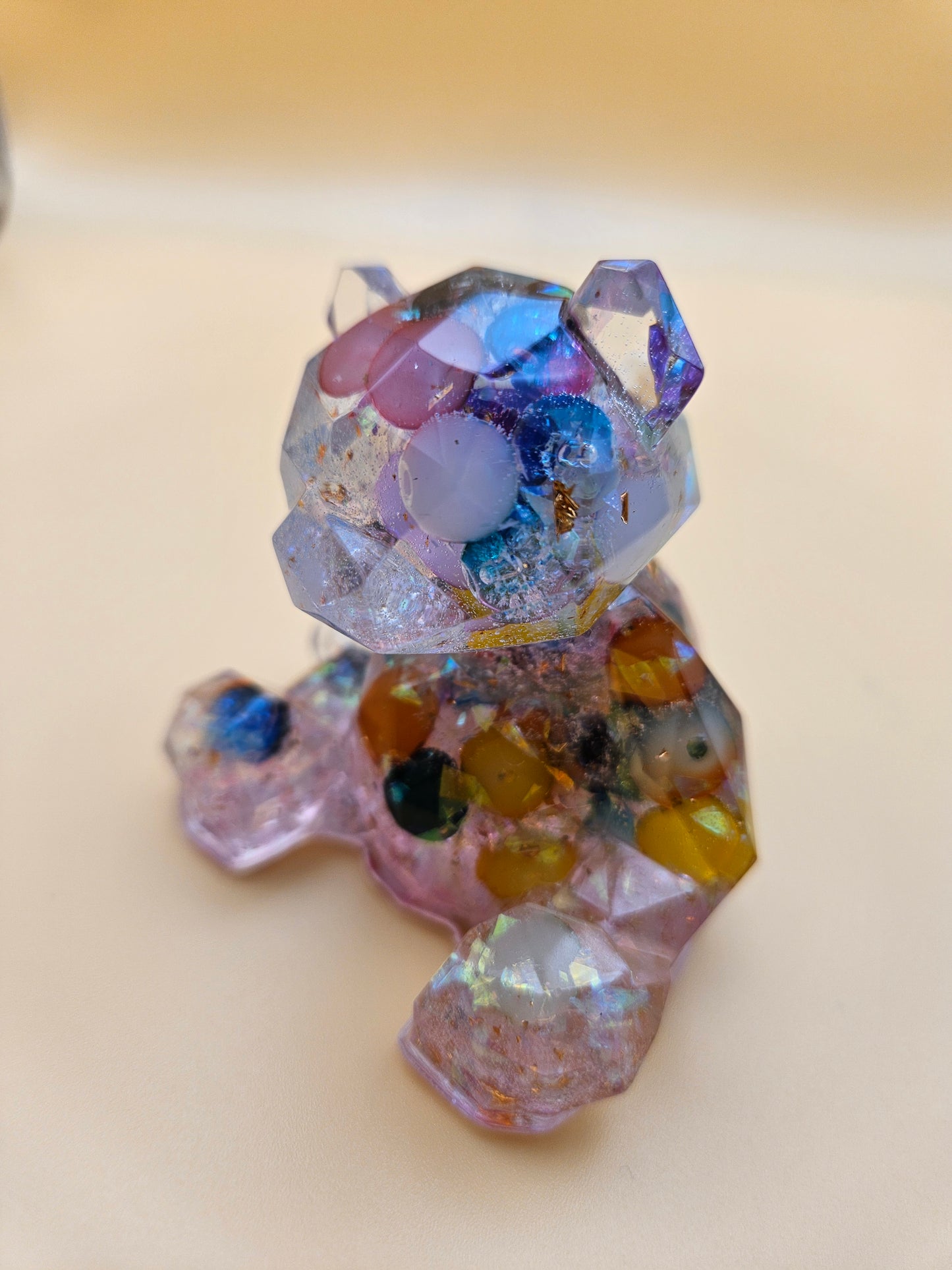 Teddy Bear Figurines/ Cute Room/ Home Decor Accessories/ Window art for nursery or child's bedroom or birthday gift
