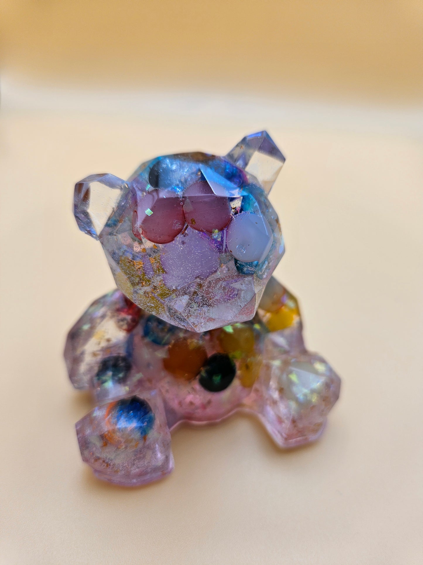 Teddy Bear Figurines/ Cute Room/ Home Decor Accessories/ Window art for nursery or child's bedroom or birthday gift