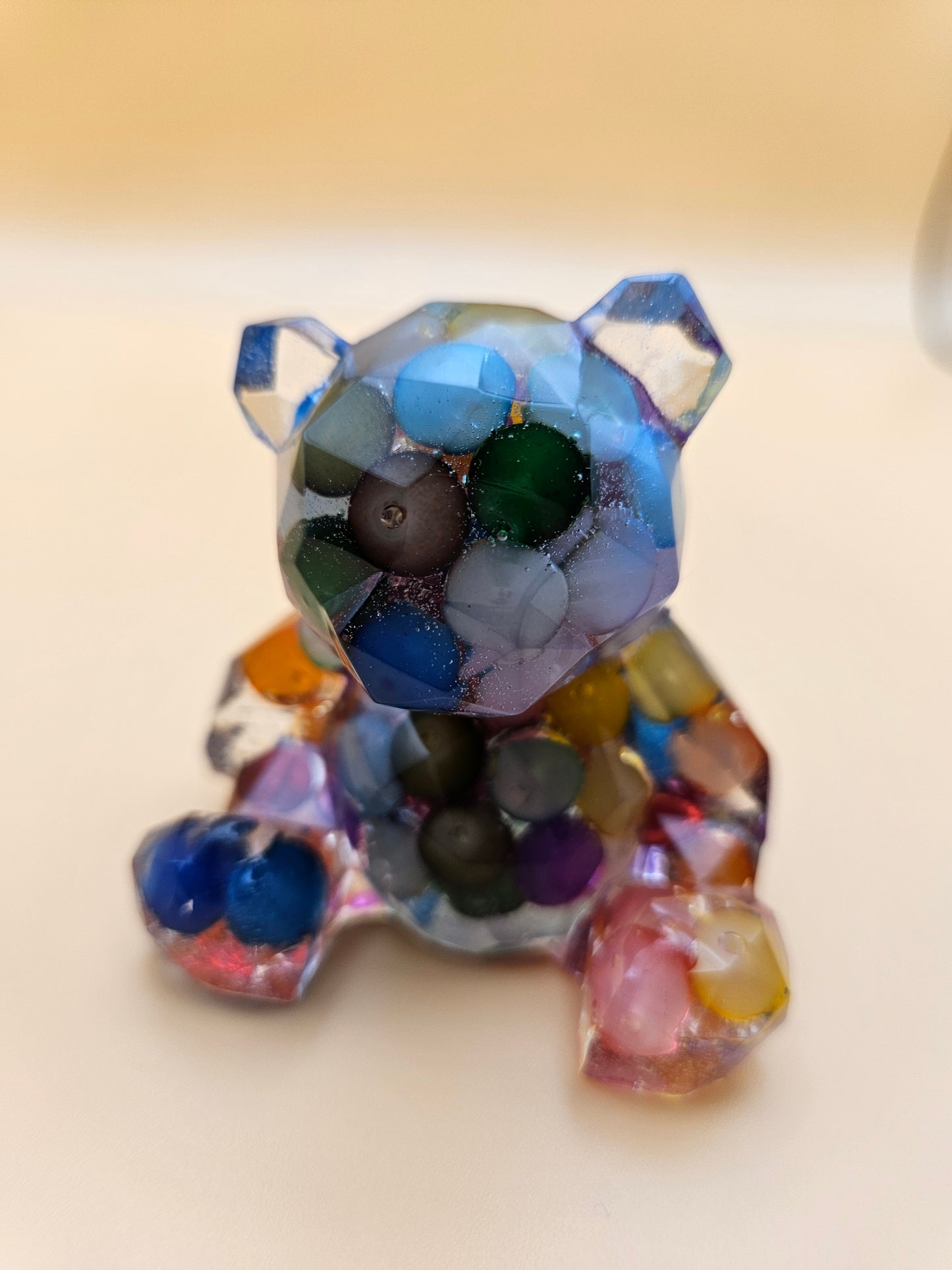 Teddy Bear Figurines/ Cute Room/ Home Decor Accessories/ Window art for nursery or child's bedroom or birthday gift