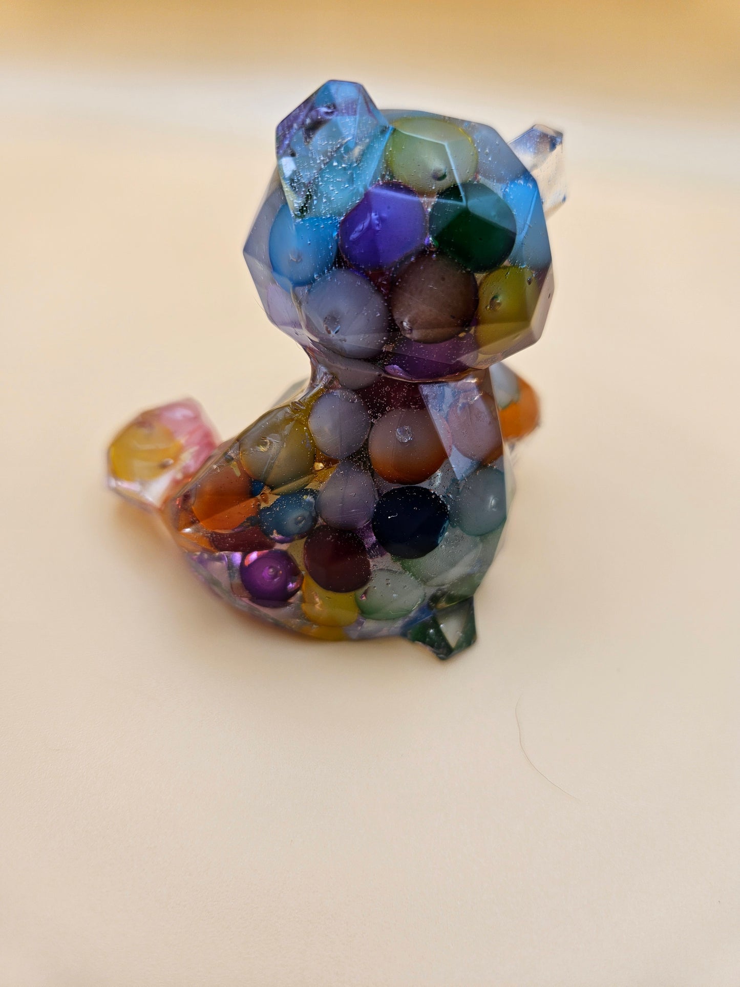 Teddy Bear Figurines/ Cute Room/ Home Decor Accessories/ Window art for nursery or child's bedroom or birthday gift