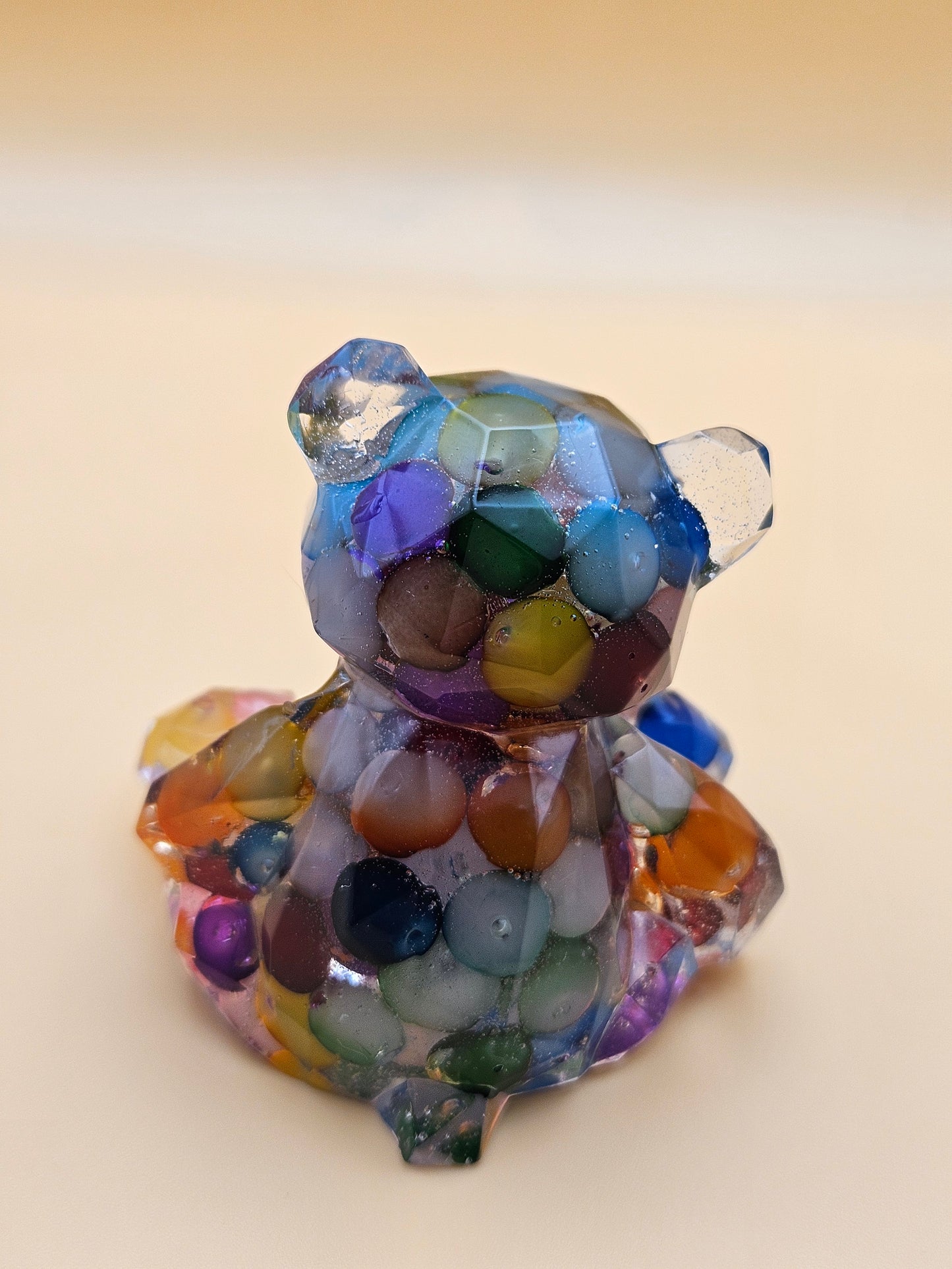 Teddy Bear Figurines/ Cute Room/ Home Decor Accessories/ Window art for nursery or child's bedroom or birthday gift