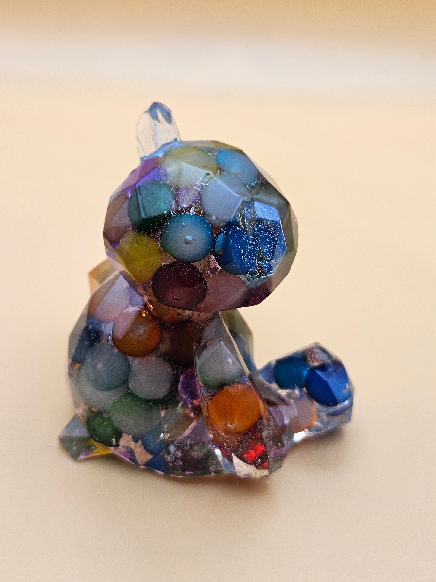 Custom order available for resin teddy bear figurine