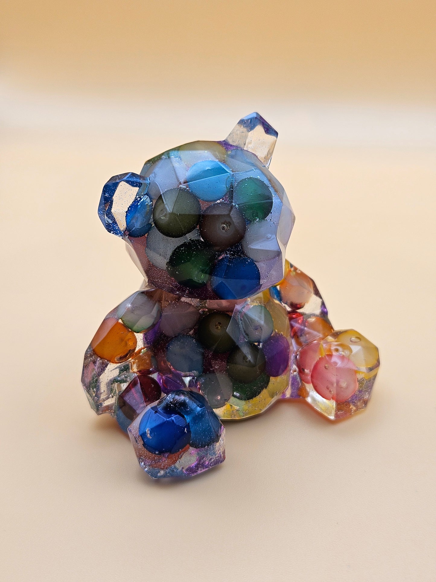 Teddy Bear Figurines/ Cute Room/ Home Decor Accessories/ Window art for nursery or child's bedroom or birthday gift