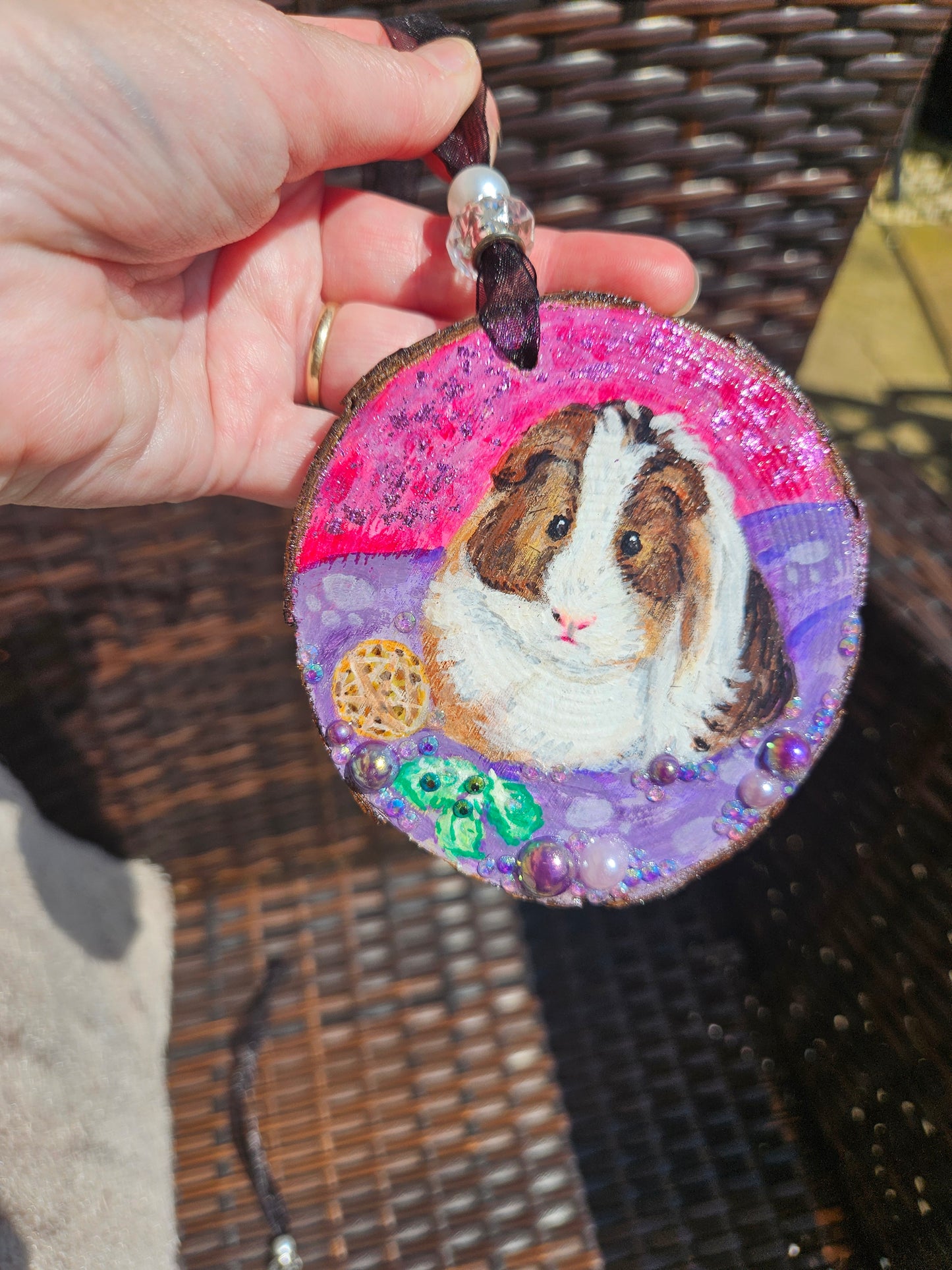 Custom Whimsy Pet Wood Slices - Large