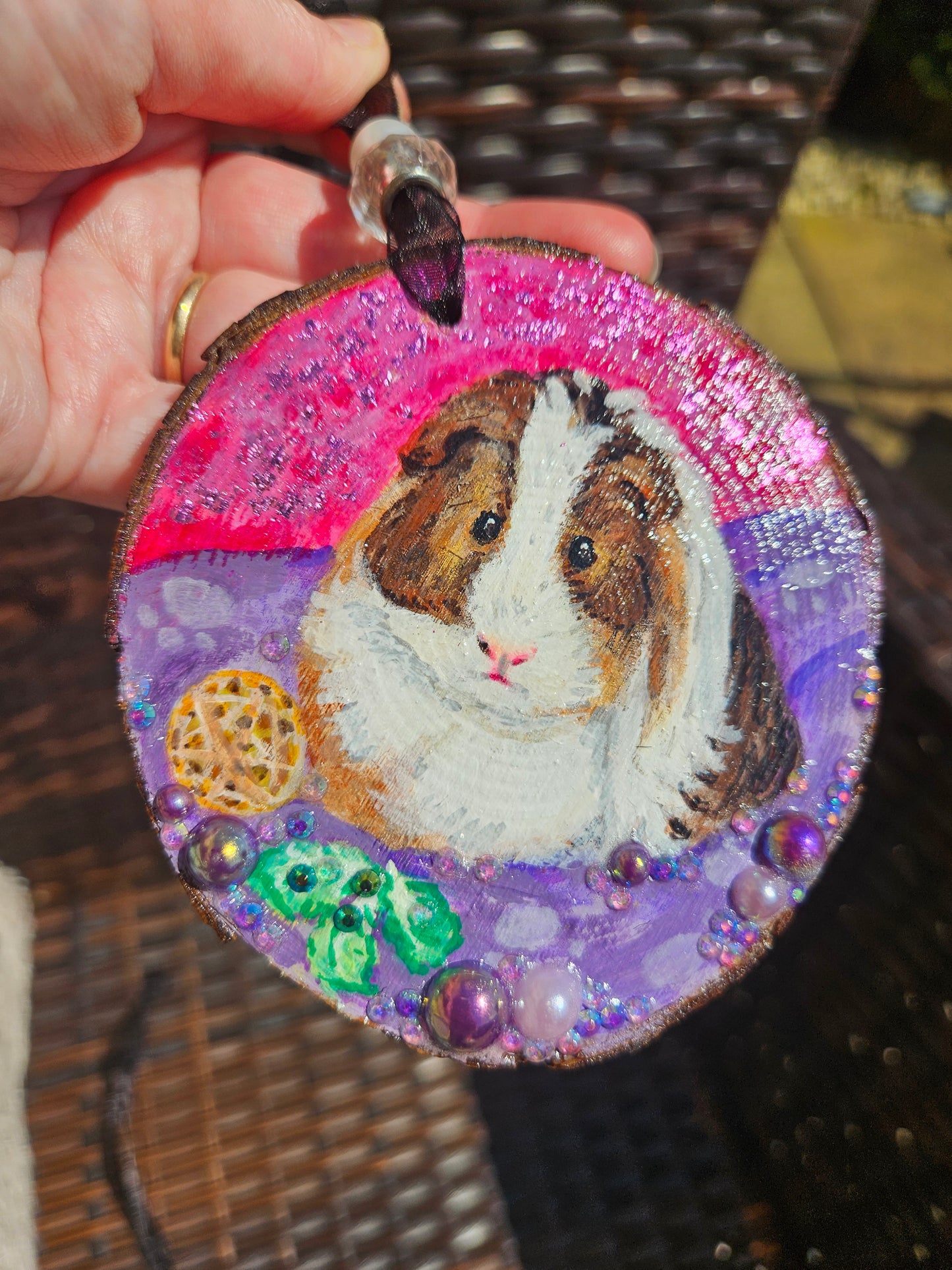 Custom Whimsy Pet Wood Slices - Large