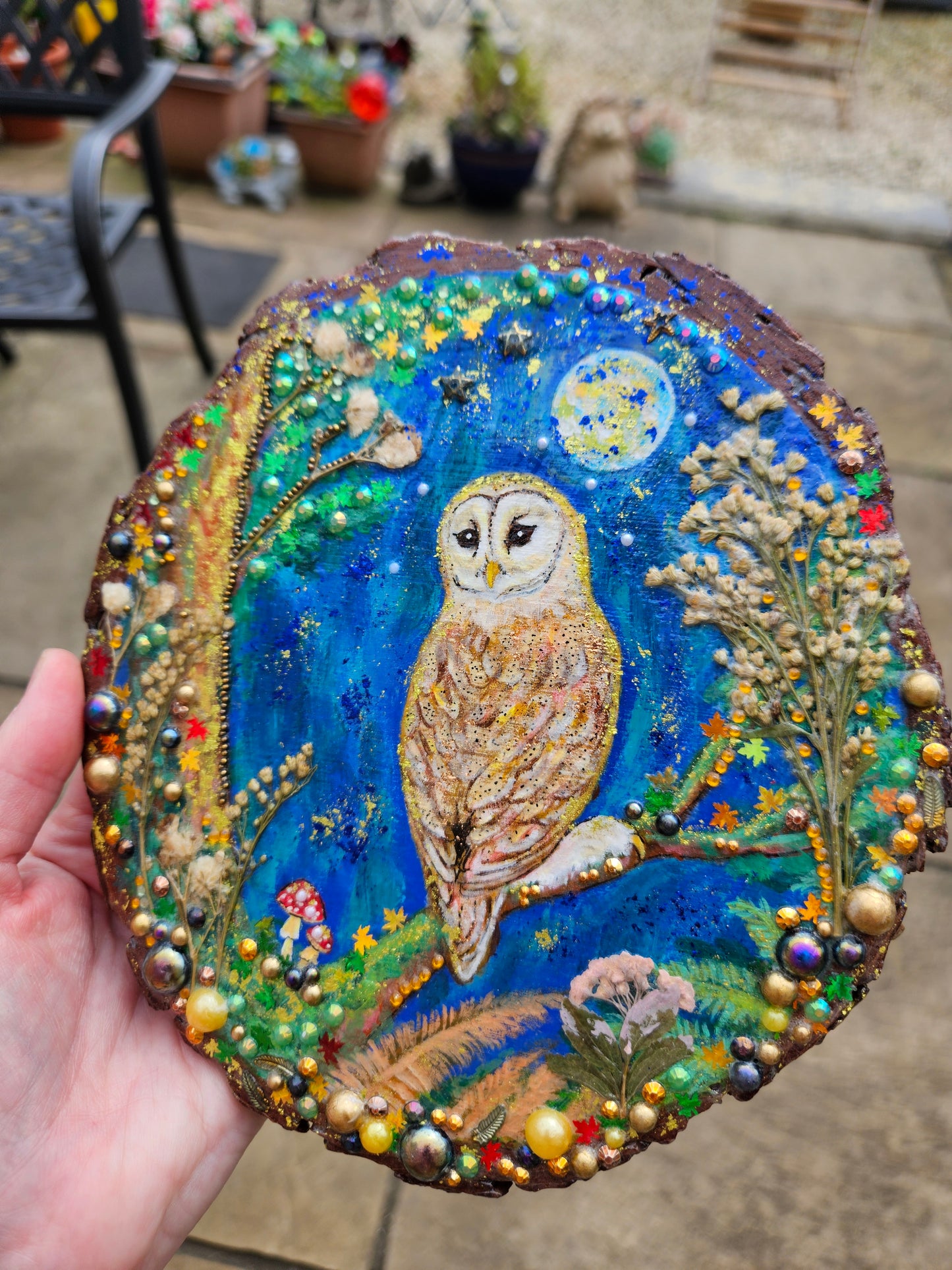 Custom Whimsy Pet Wood Slices - Large