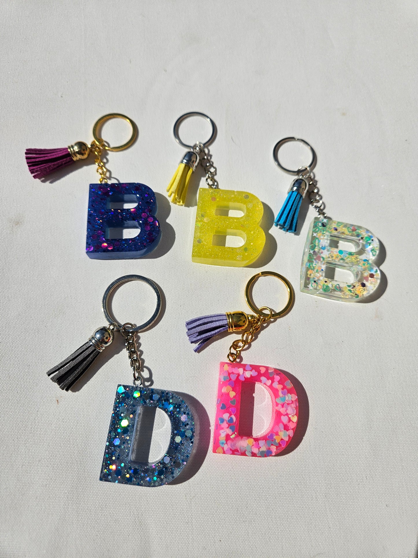 Made to Order/Custom  KeyChain/ Personalised Resin Letter Bagcharm/Keychain/Bag Accessories/ Small Gift for Friend/ Birthday