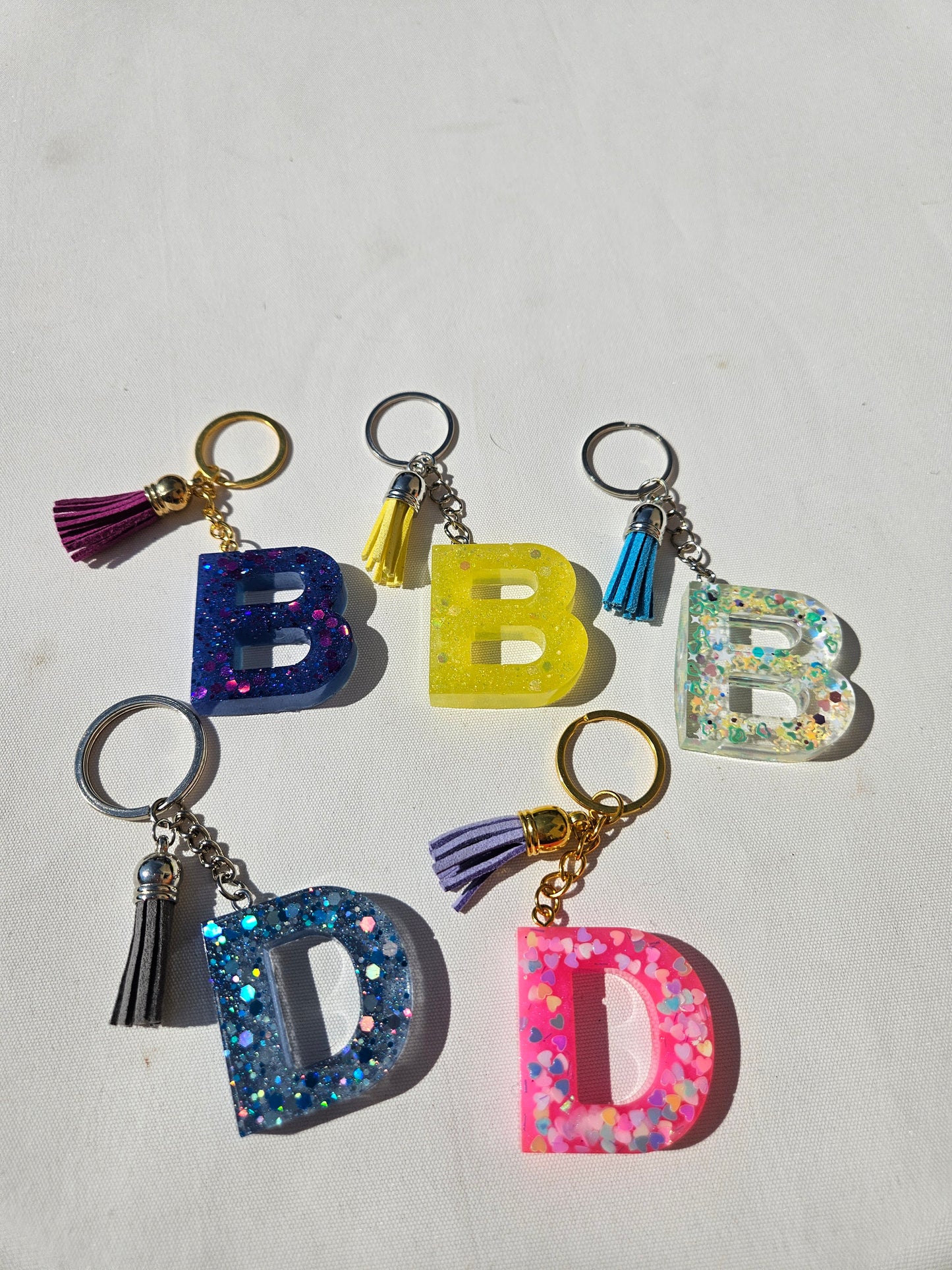 Made to Order/Custom  KeyChain/ Personalised Resin Letter Bagcharm/Keychain/Bag Accessories/ Small Gift for Friend/ Birthday