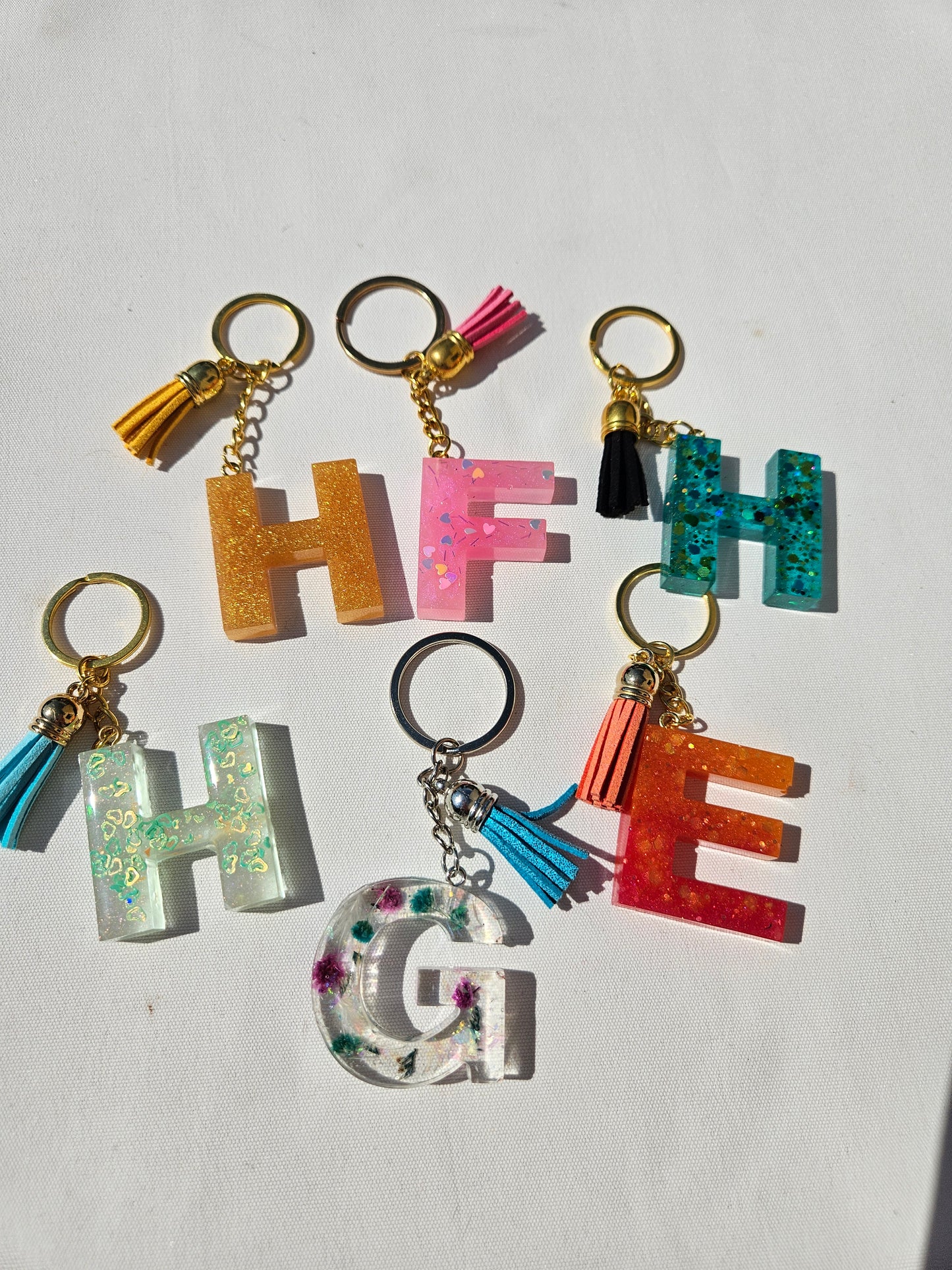 Made to Order/Custom  KeyChain/ Personalised Resin Letter Bagcharm/Keychain/Bag Accessories/ Small Gift for Friend/ Birthday